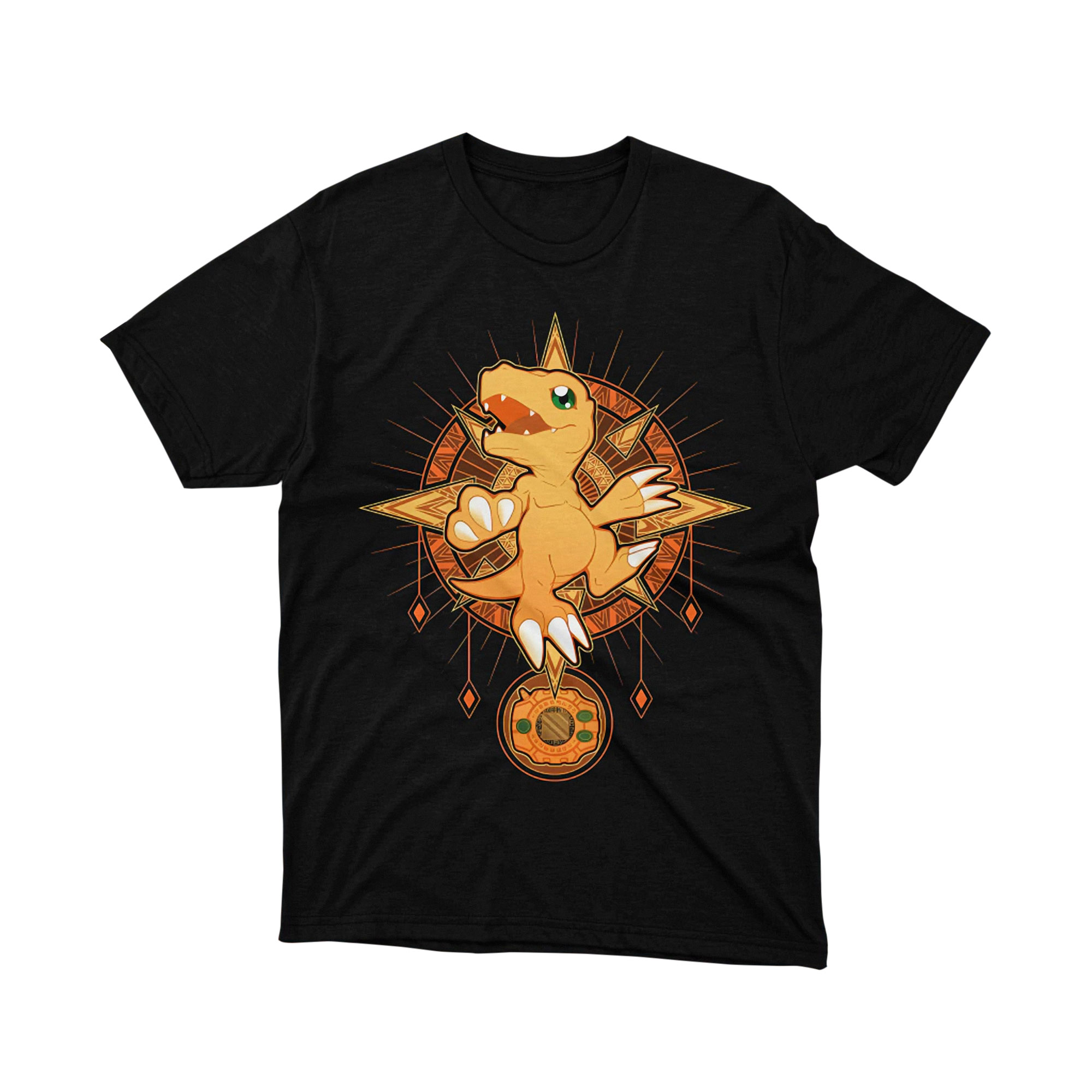 Agumon Digimon Adventure Crest Anime T Shirt Classic Japanese Digital Monster