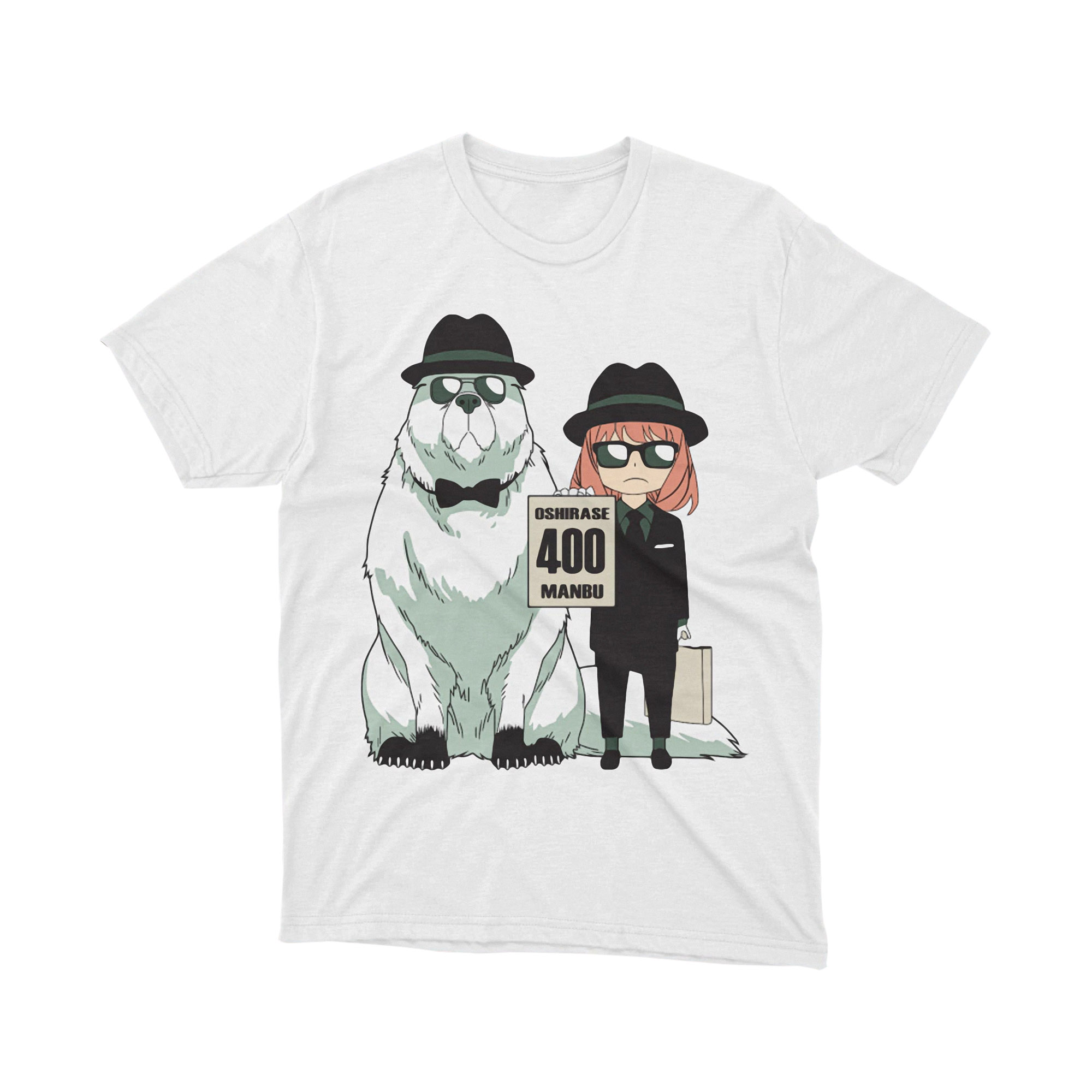 Anya and Bond Spy Family T Shirt Cool Secret Agent Anime Graphic Tee Funny Duo Japanese Style Shirt for Men and Women