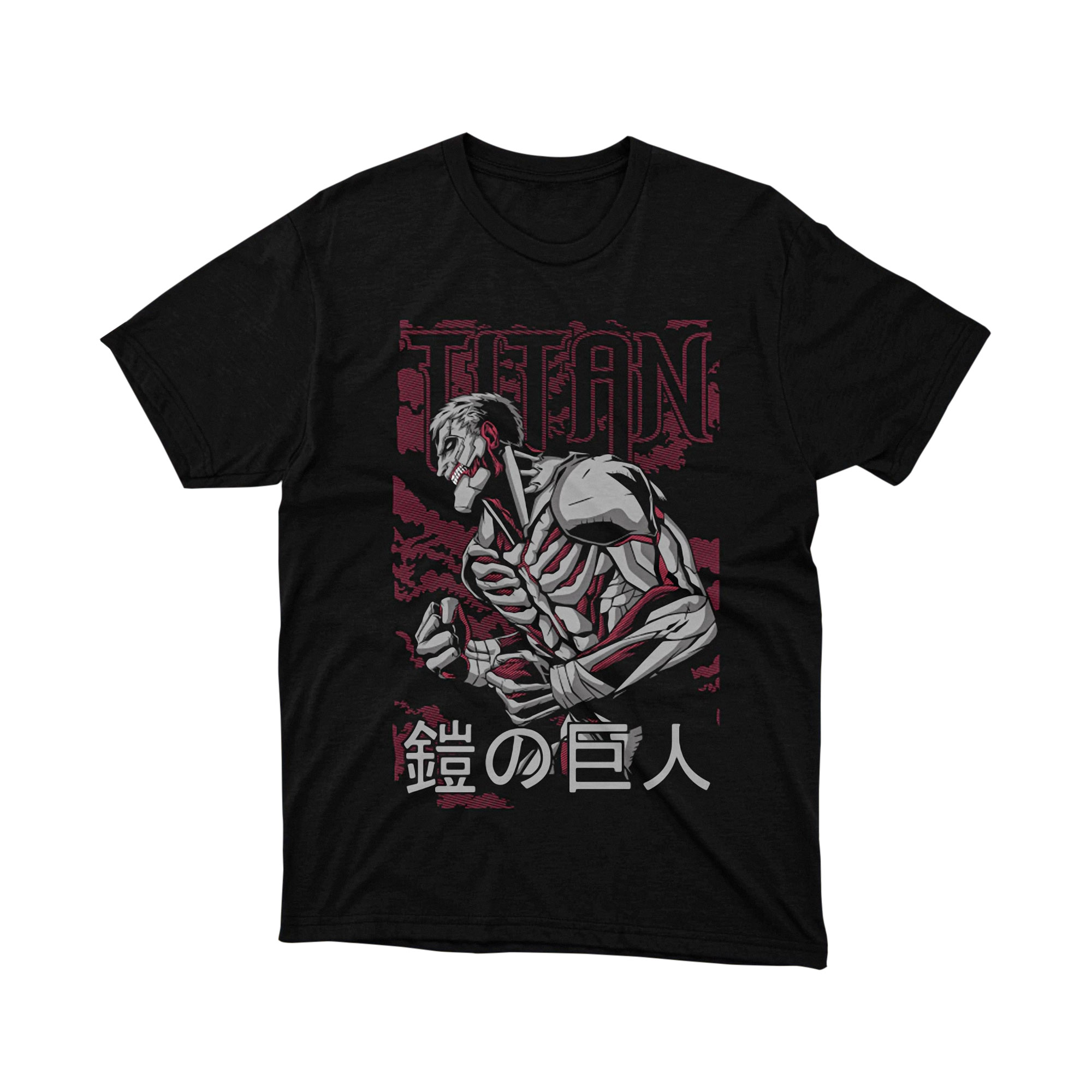 Attack on Titan Armored Titan Warrior Japanese Style T-Shirt Anime Manga Monster Urban Gift Tee