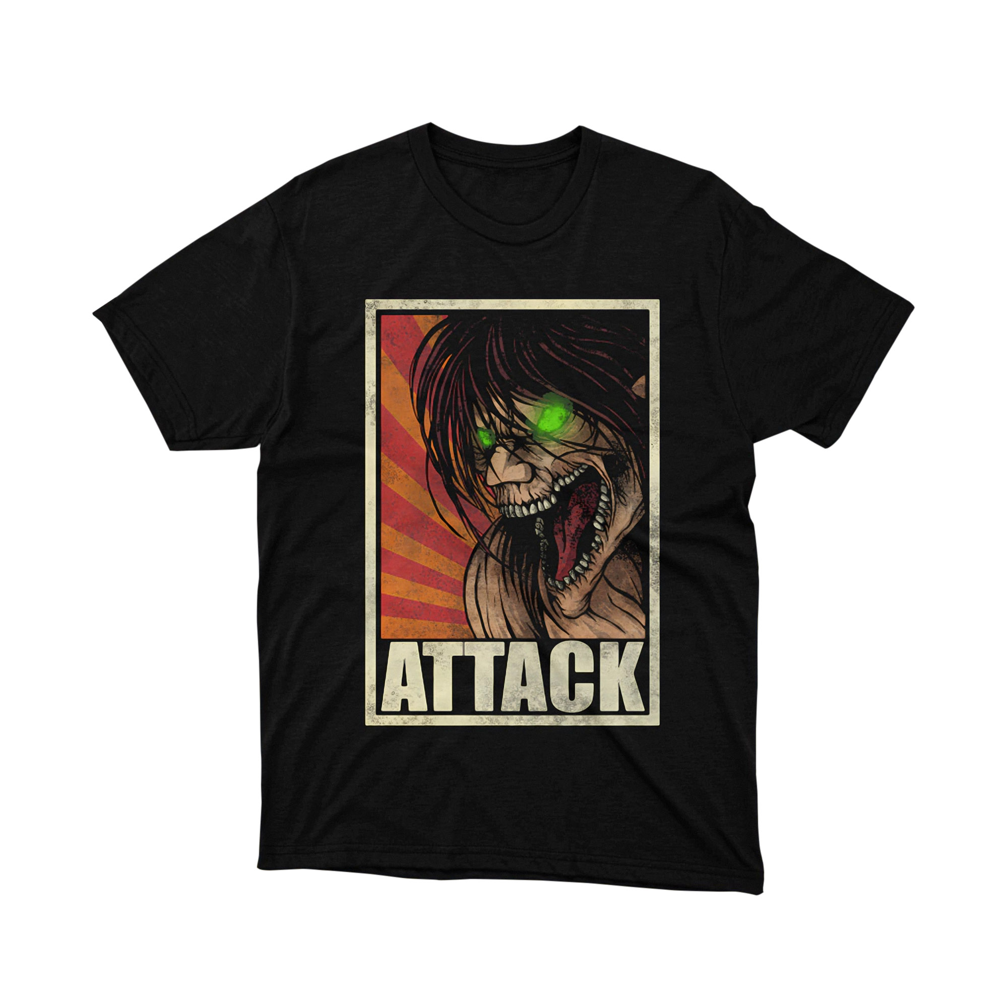 Attack on Titan Attack Shifter Poster Graphic T-Shirt Japanese Manga Anime Urban Art Tee Gift