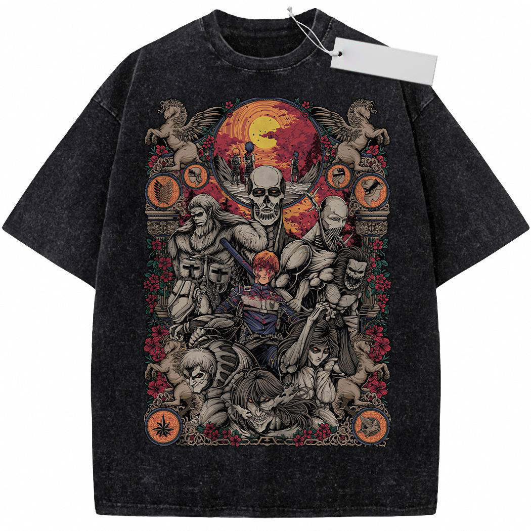 Attack On Titan Shirt, AOT Shirt, Anime Shirt, Vintage Tee 3