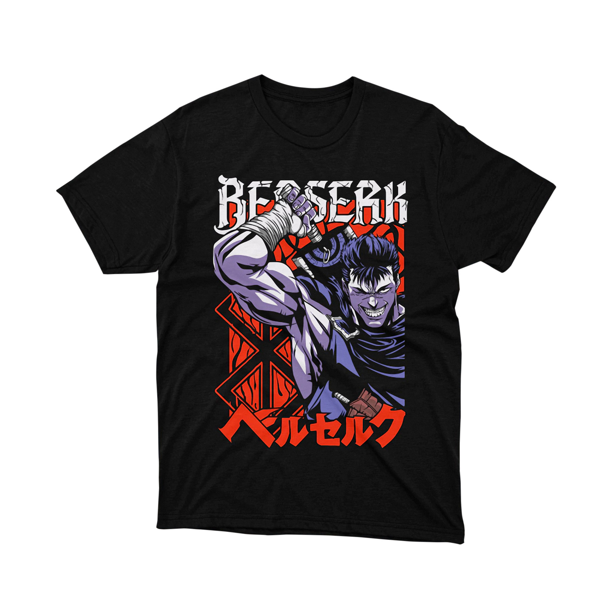 Berserk Dragon Slayer Armor T-Shirt, Guts Beast Manga Graphic Tee, Japanese Anime Shirt, Fantasy Otaku Gift