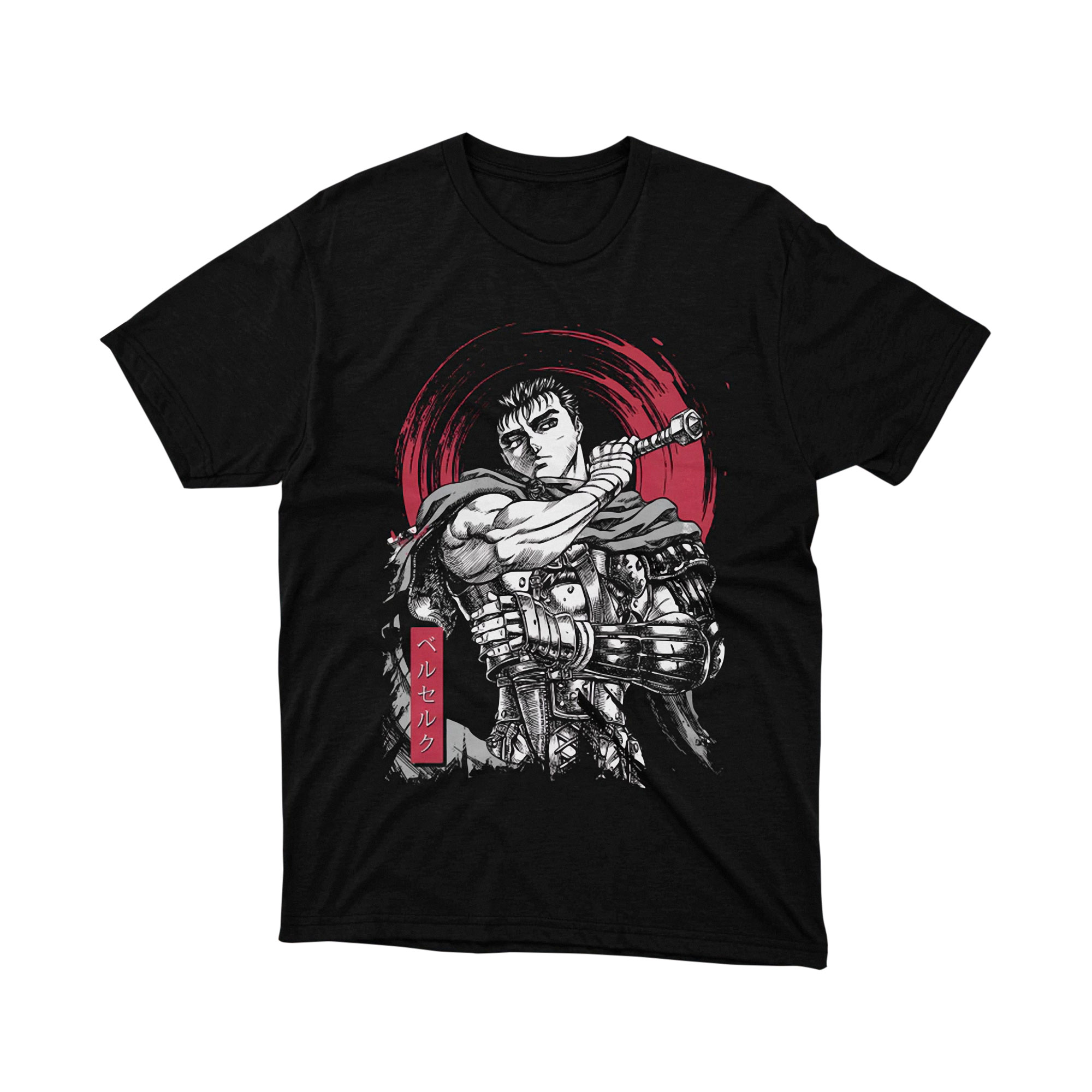 Berserk Guts Sword Pose Anime T-Shirt, Vintage Manga Graphic Tee, Japanese Comic Art Shirt, Gift for Berserk Fans