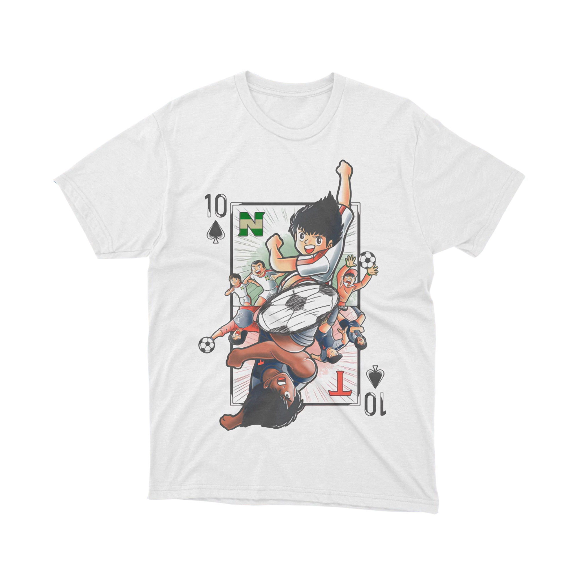 Captain Tsubasa Ozora Playing Card Art T Shirt