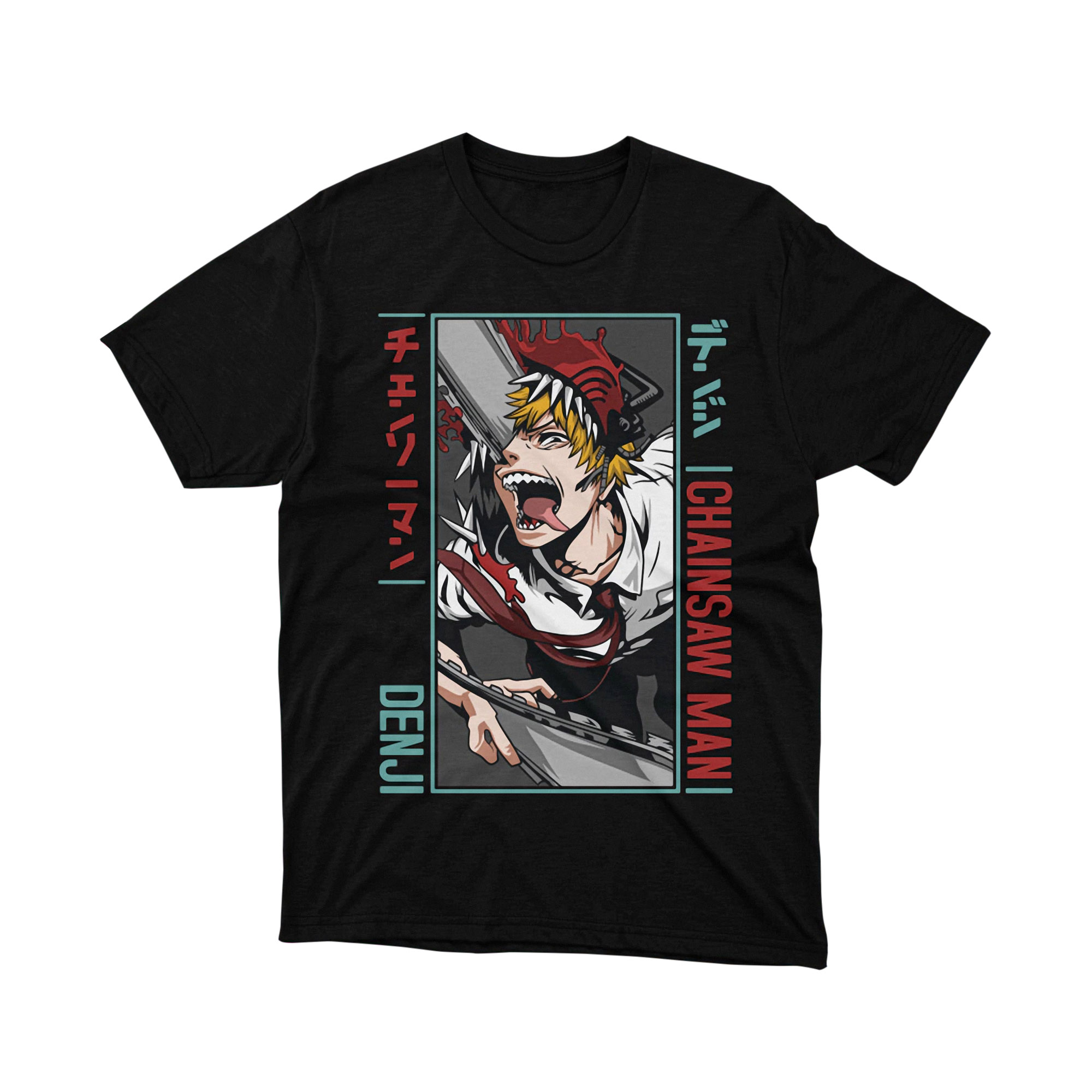 Chainsaw Man Denji Graphic Tee Unisex Anime Shirt Vintage Japanese Manga Style Gift for Fans
