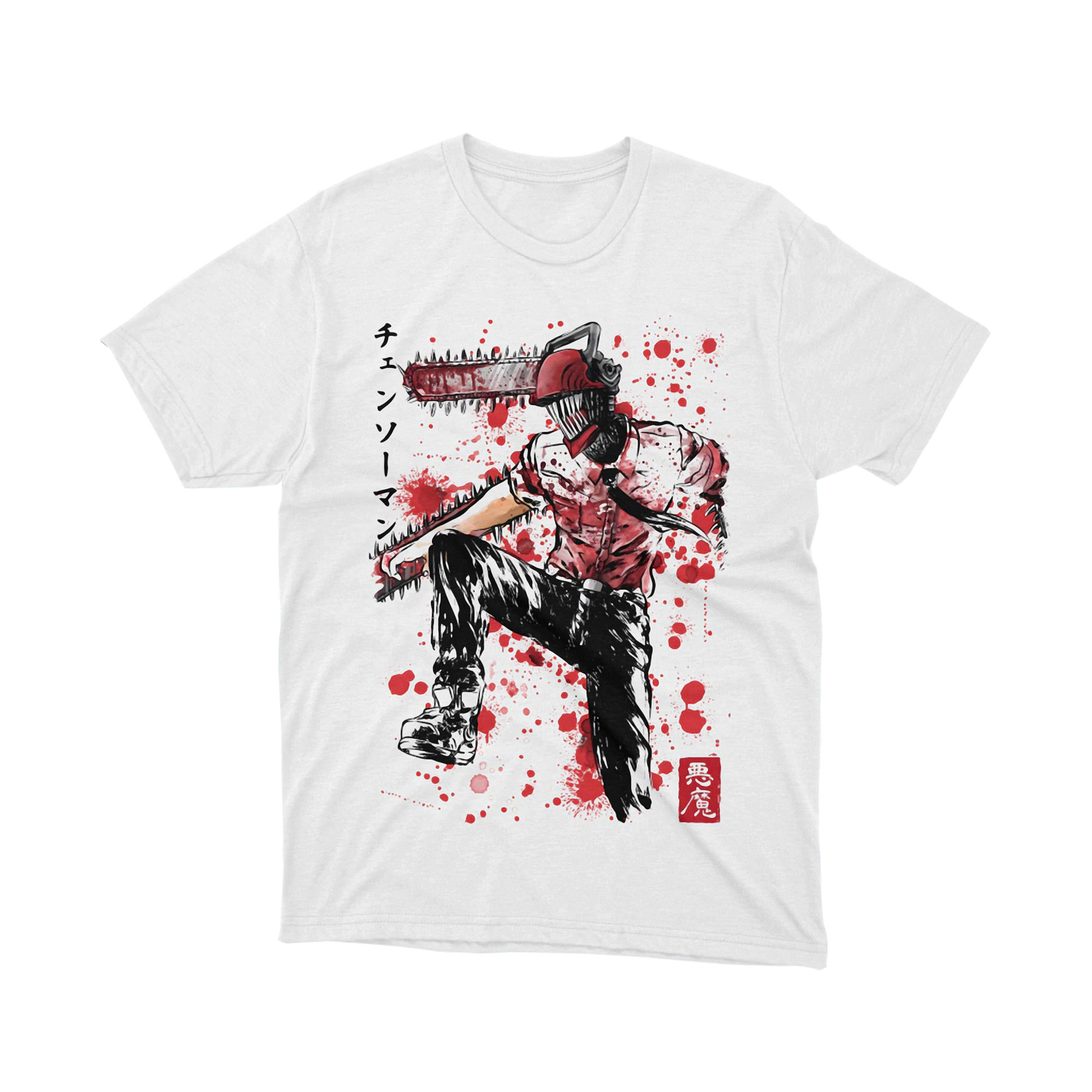 Chainsaw Man Power Girl T Shirt Anime Graphic Tee Unisex Manga Shirt for Fans Japanese Style Gift