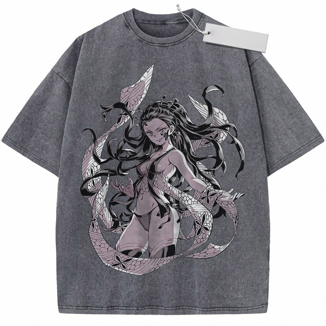 Daki Shirt, Demon Slayer Shirt, Anime Shirt, Vintage T Shirt 7