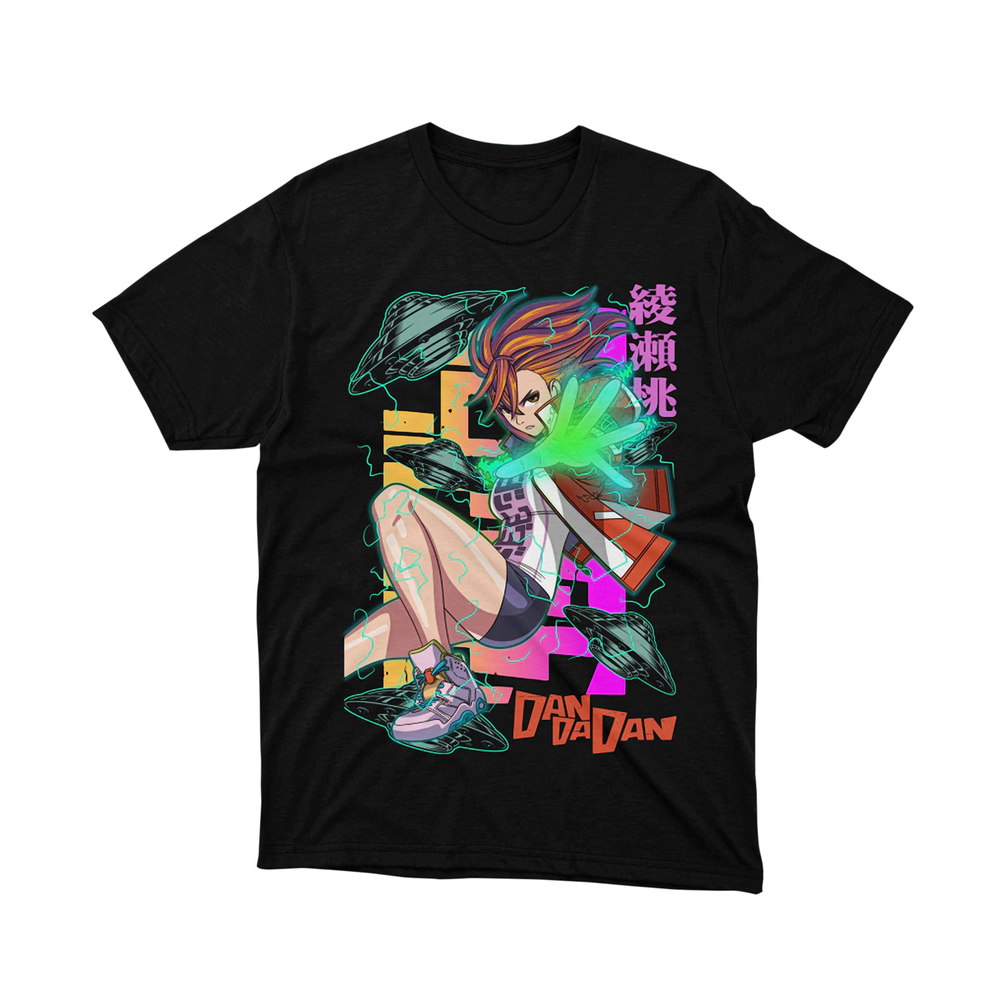 Dan Da Dan Aira Ayase Action Pose Anime T Shirt