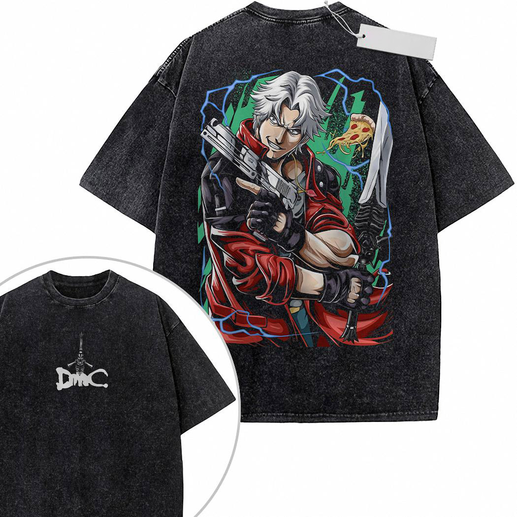 Dante Shirt, Devil May Cry Shirt, Game Shirt, Vintage T Shirt 2 Sided