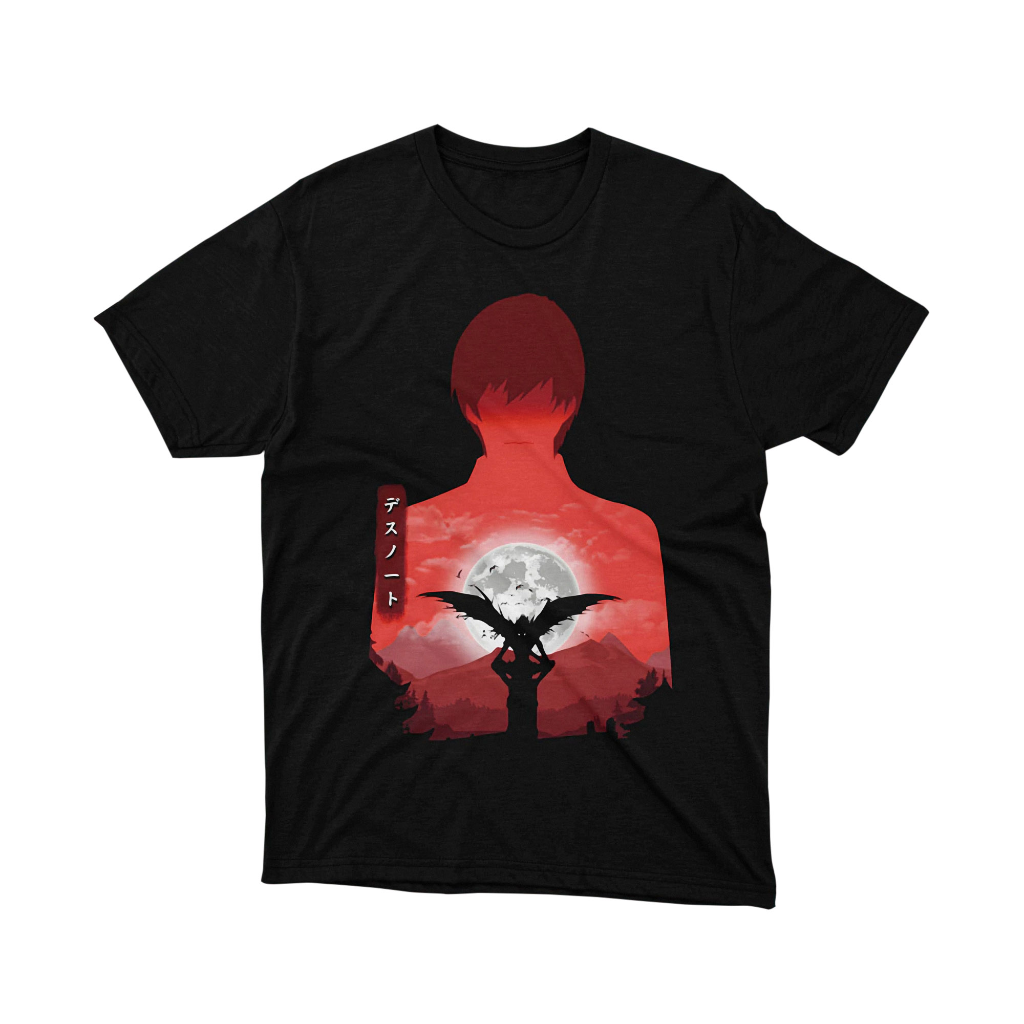 Death Note Light Yagami Holding Notebook Anime Graphic Unisex T Shirt