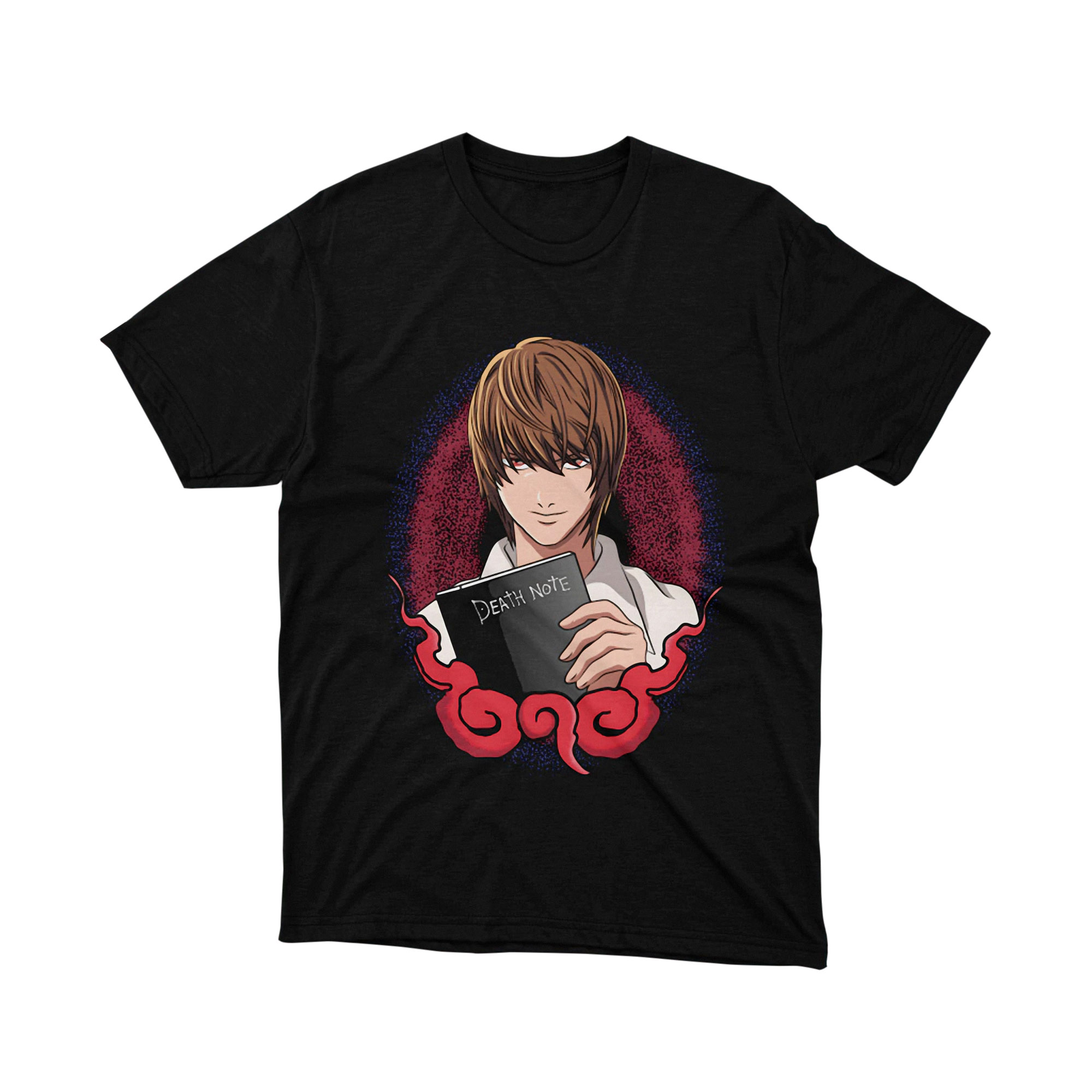Death Note Ryuk and Light Moon Shadow Unisex Anime Silhouette T Shirt