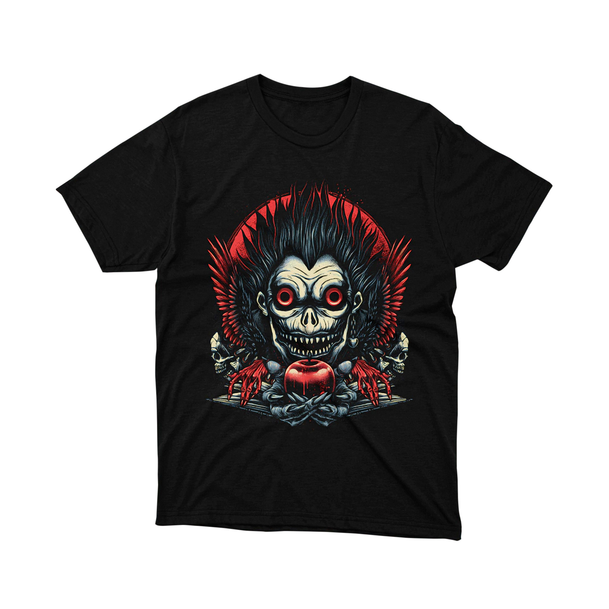 Death Note Ryuk Red Eyes Gothic Shinigami Art Unisex T Shirt