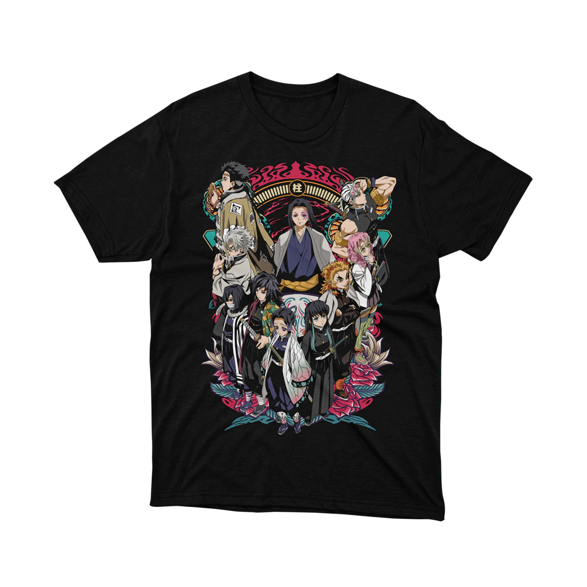 Demon Slayer Hashira Pillars Group Anime T Shirt Unisex Japanese Style