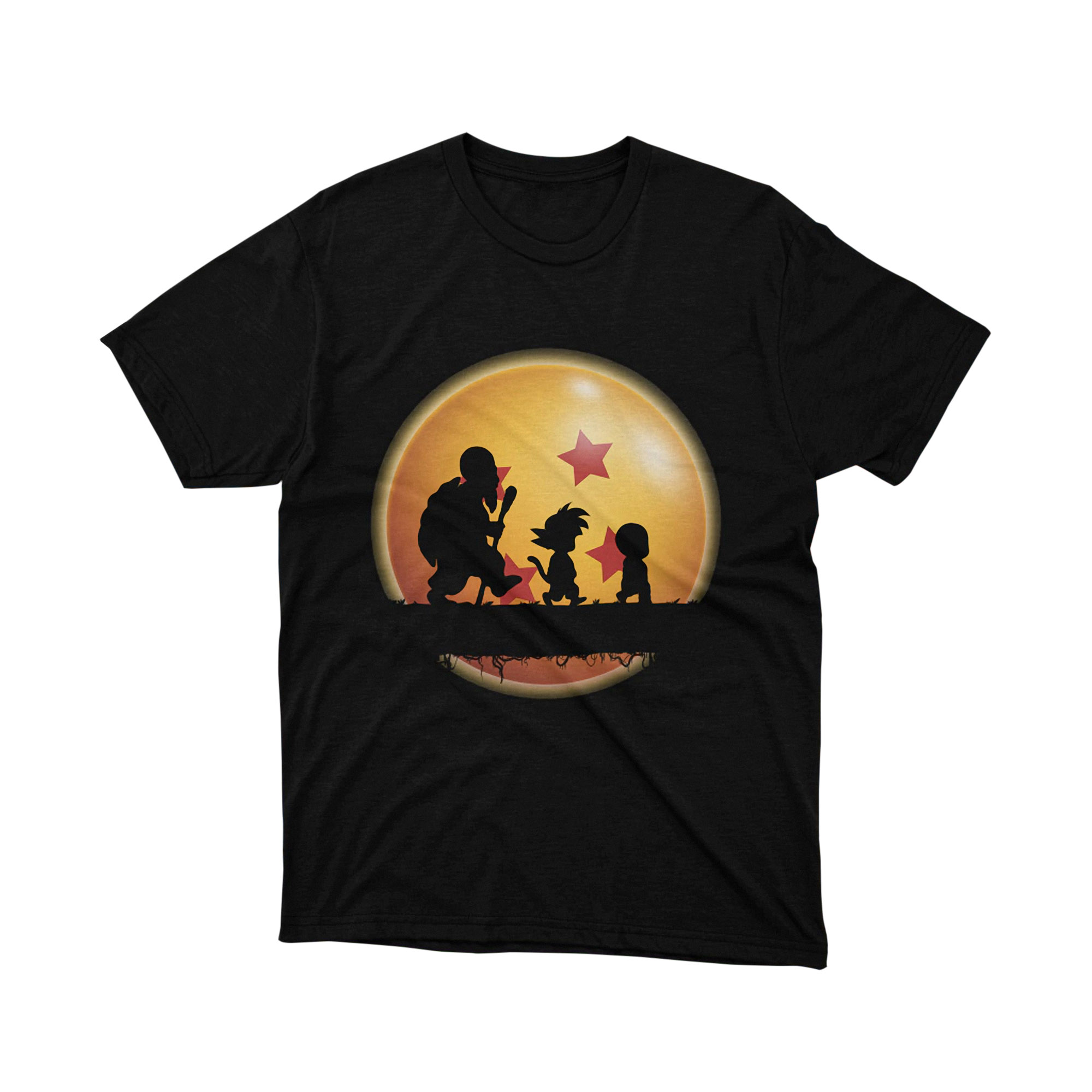 Dragon Ball Adventure Tee Unisex Anime Graphic Shirt Japanese Manga Style Silhouette Design Gift for Fans