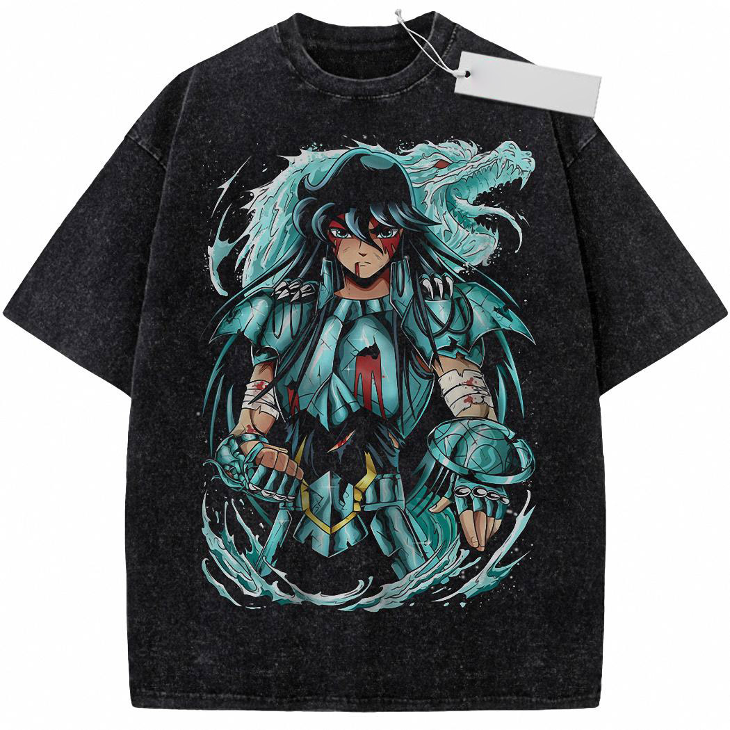 Dragon Shiryu Shirt, Saint Seiya Shirt, Anime Shirt, Vintage T Shirt 1