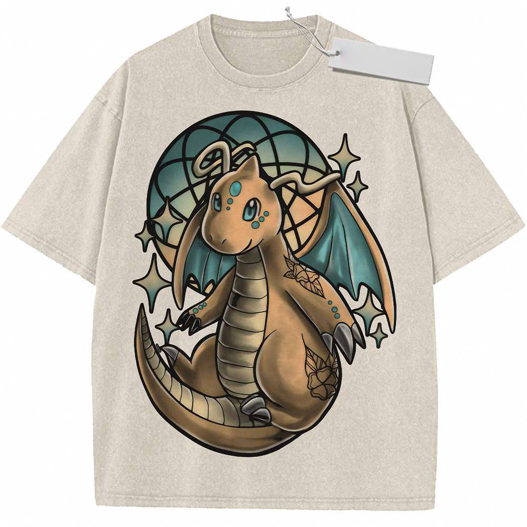 Dragonite Shirt, Pokemon shirt, Anime Shirt, Vintage Tee 4