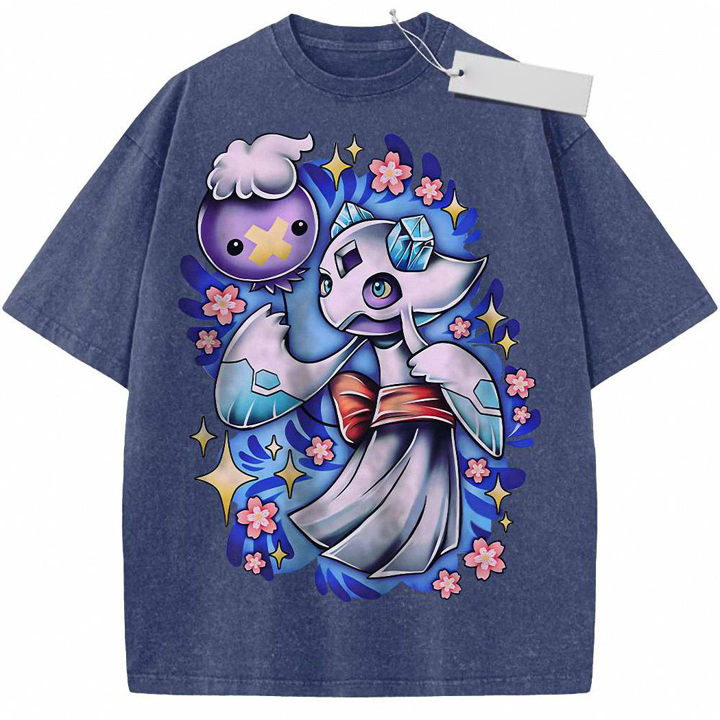 Drifloon and Froslass Shirt, Pokemon shirt, Anime Shirt, Vintage T Shirt 6