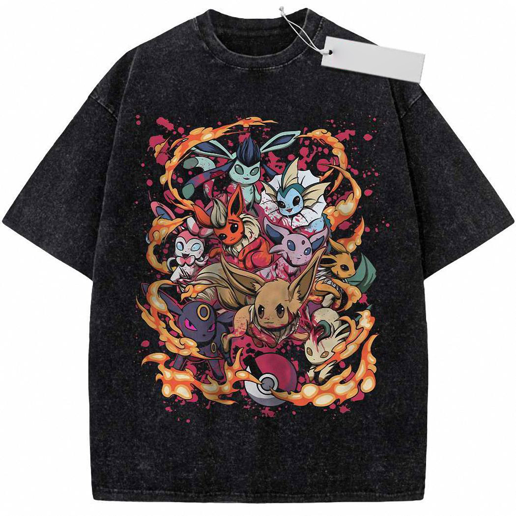 Eevee Shirt, Pokemon shirt, Anime Shirt, Vintage T Shirt 4