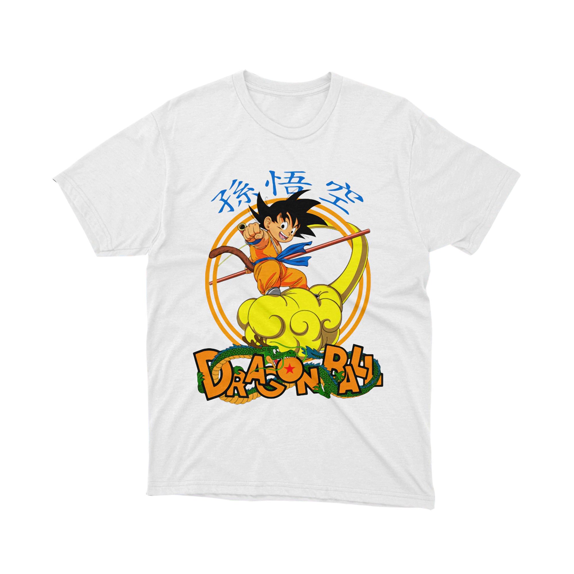Flying Cloud Adventure Tee Unisex Anime Graphic Shirt Dragon Ball Inspired Japanese Manga Style Classic Kid Goku Gift for Fans