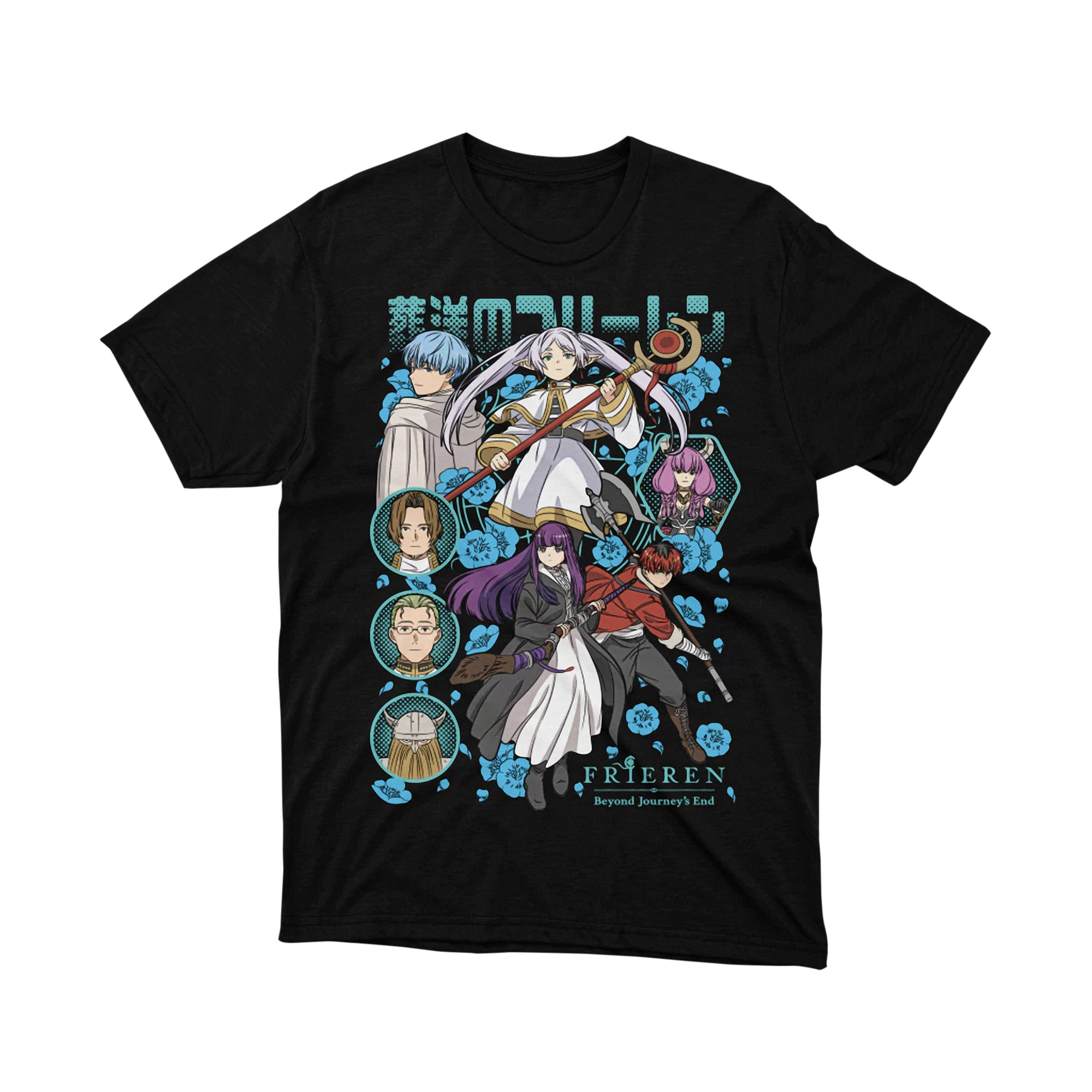 Frieren Beyond Journeys End Group Character Anime TShirt Fern Stark Himmel Eisen