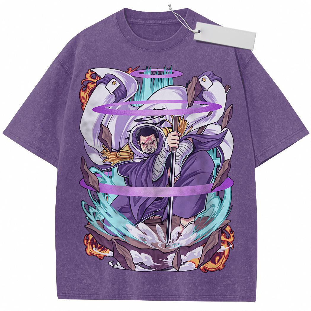 Fujitora Shirt, Issho Shirt, One Piece Shirt, Anime Shirt, Vintage Tee 1