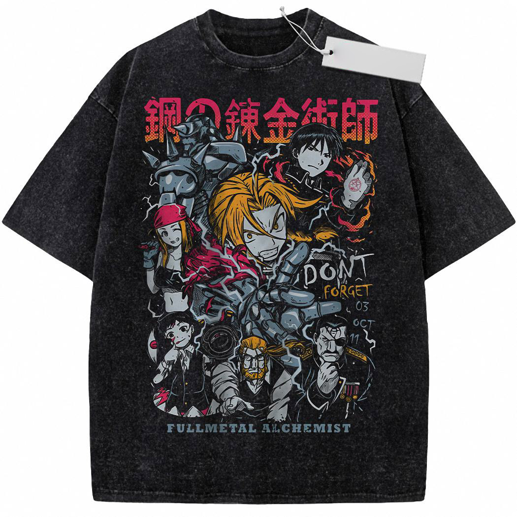 Fullmetal Alchemist Shirt, Anime Shirt, Vintage Tee 1