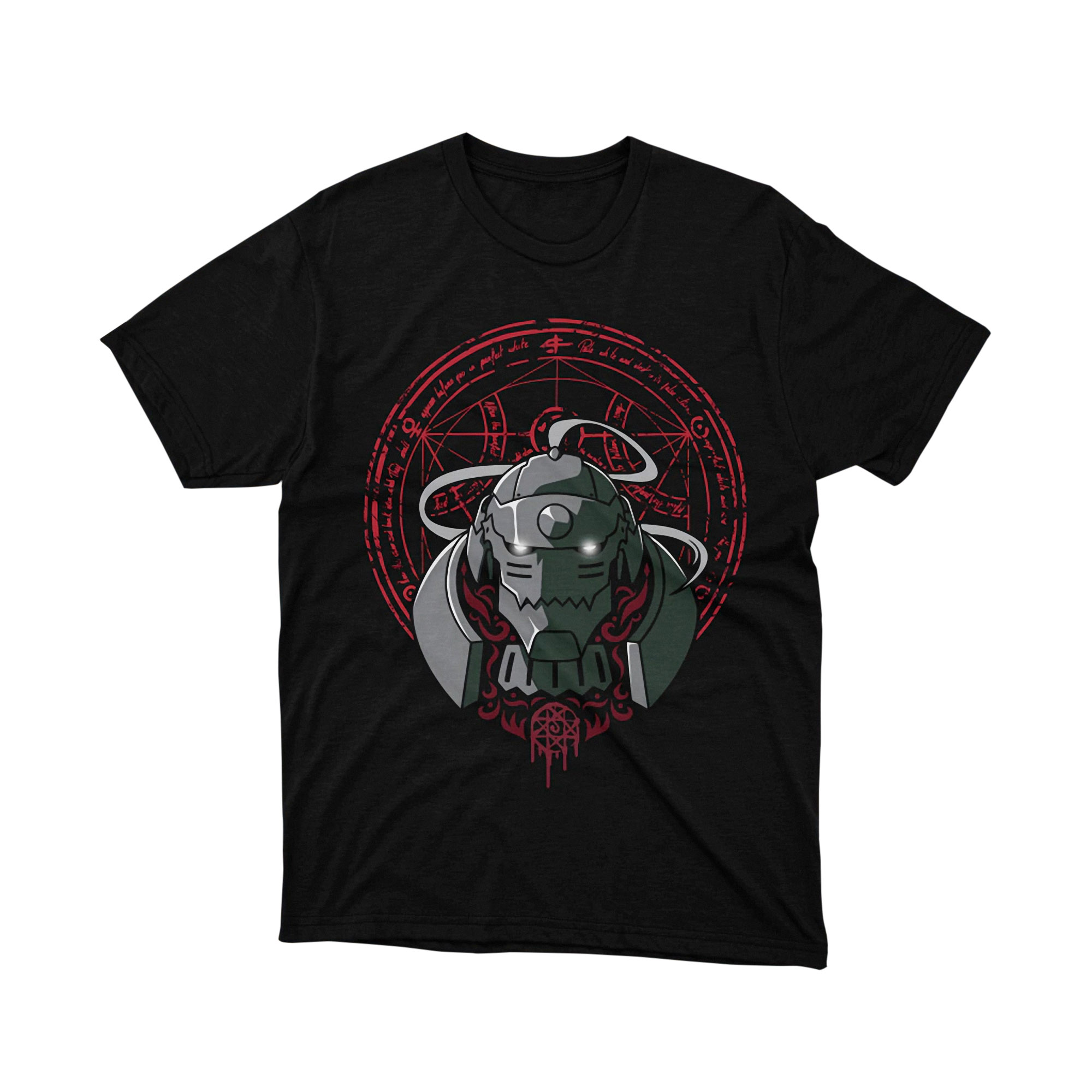 Fullmetal Alchemist T Shirt Al Elric Transmutation Circle Anime Manga