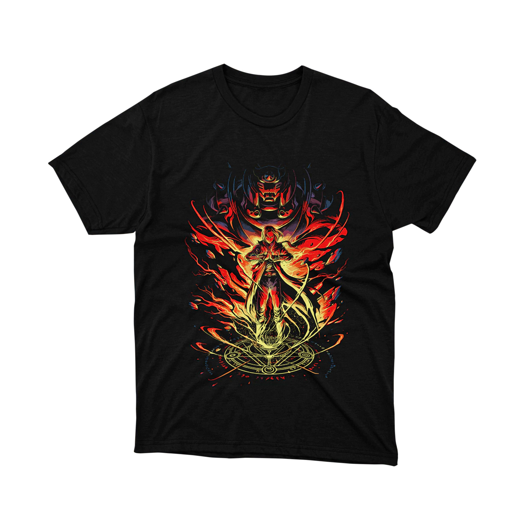 Fullmetal Alchemist T Shirt Roy Mustang Flame Alchemist Anime Graphic