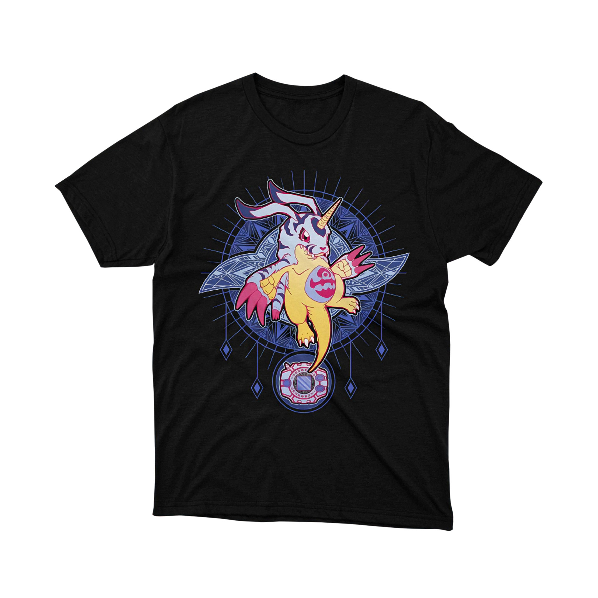 Gabumon Digimon Adventure Crest Anime T Shirt Wolf Digital Monster Otaku Tee