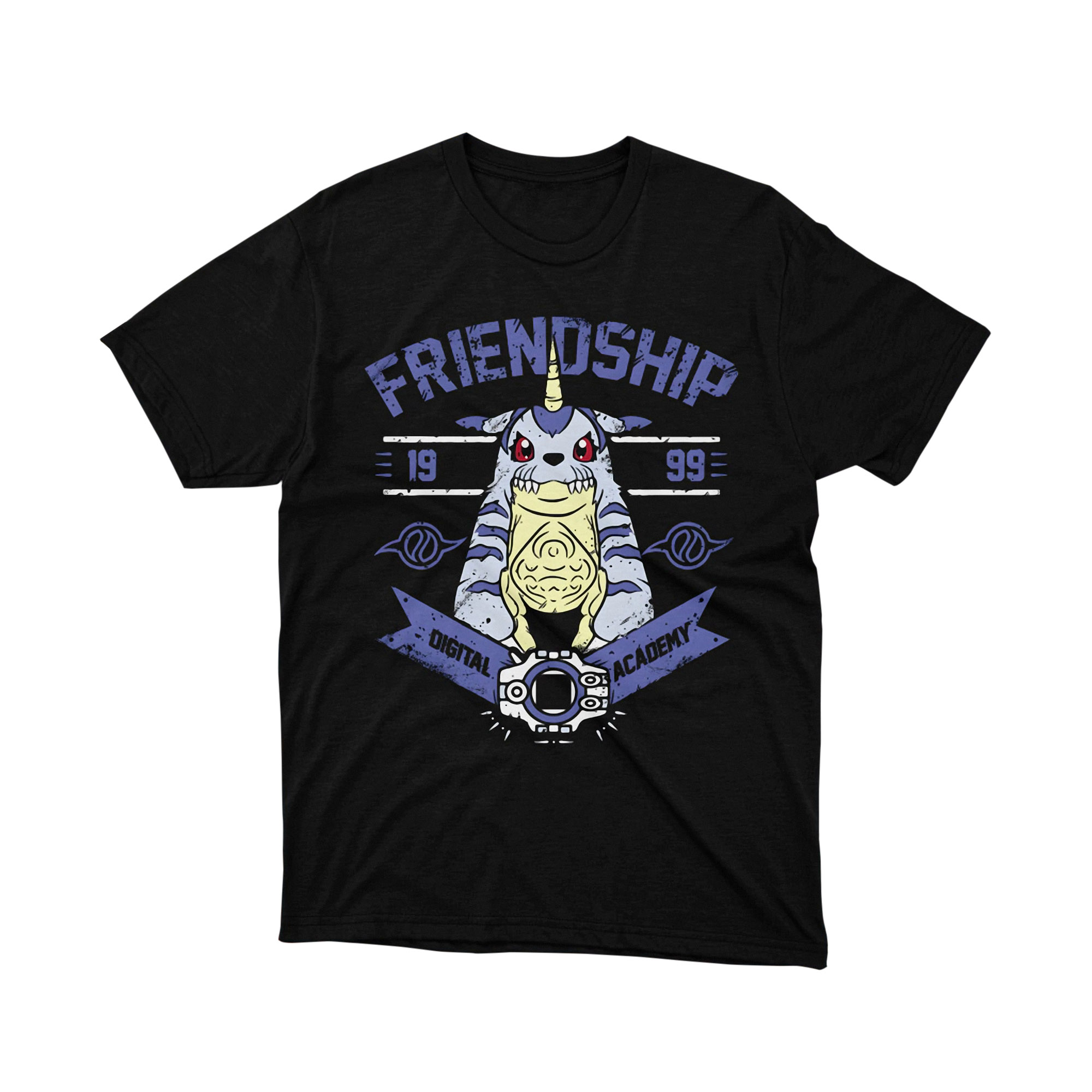 Gabumon Friendship Crest Digimon Anime T Shirt Japanese Manga Monster 1999