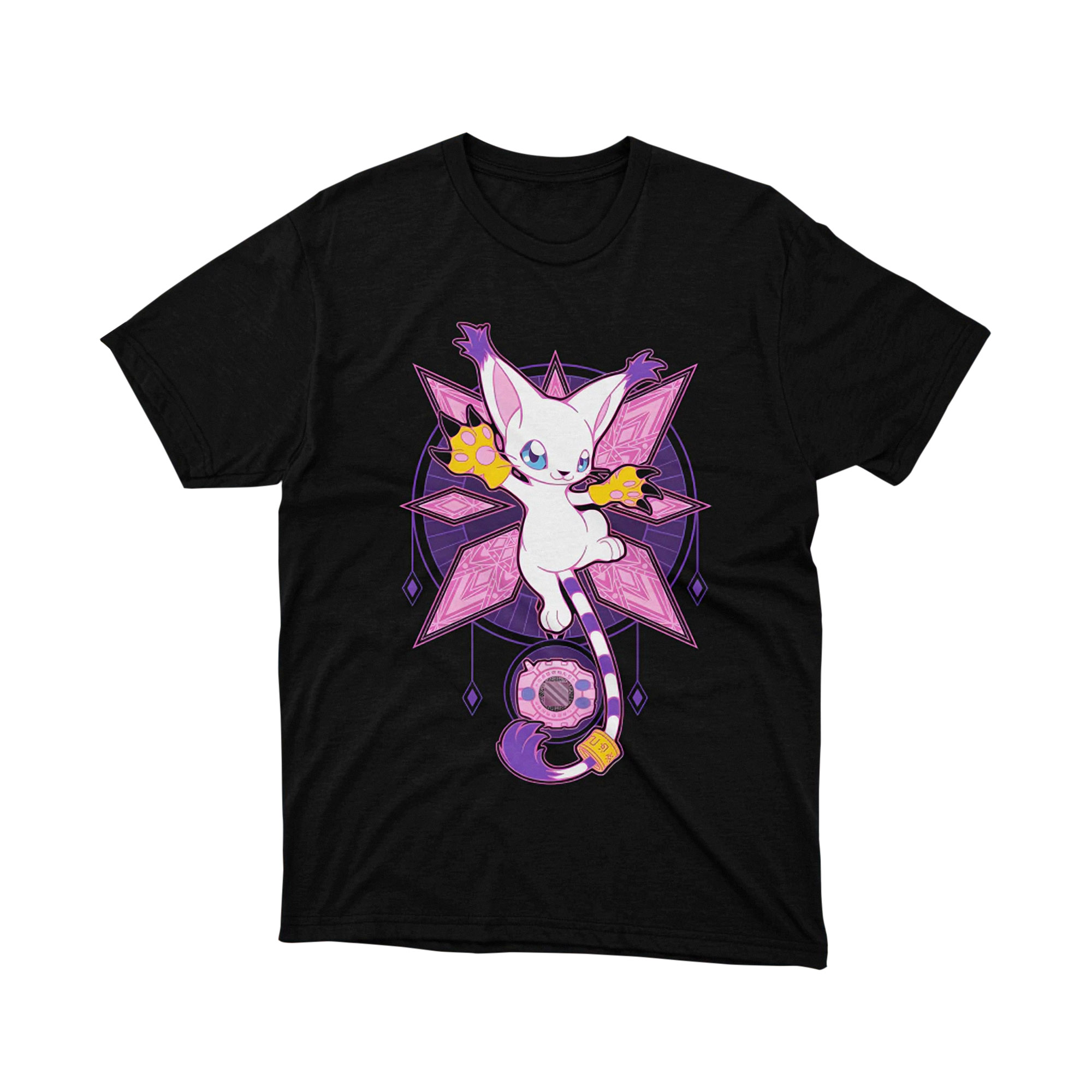 Gatomon Digimon Adventure Crest Anime T Shirt Otaku Japanese Manga Style