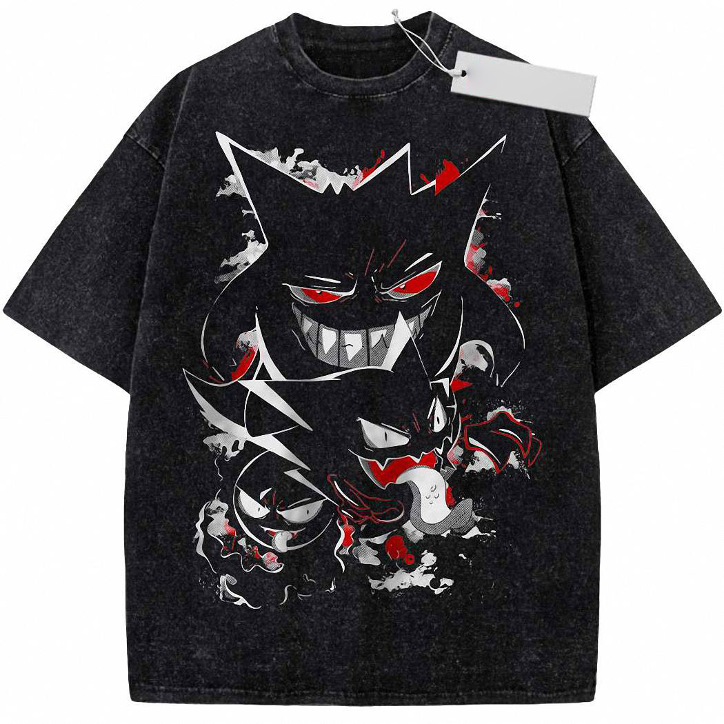 Gengar Gatsly Haunter Shirt, Pokemon shirt, Anime Shirt, Vintage T Shirt 6
