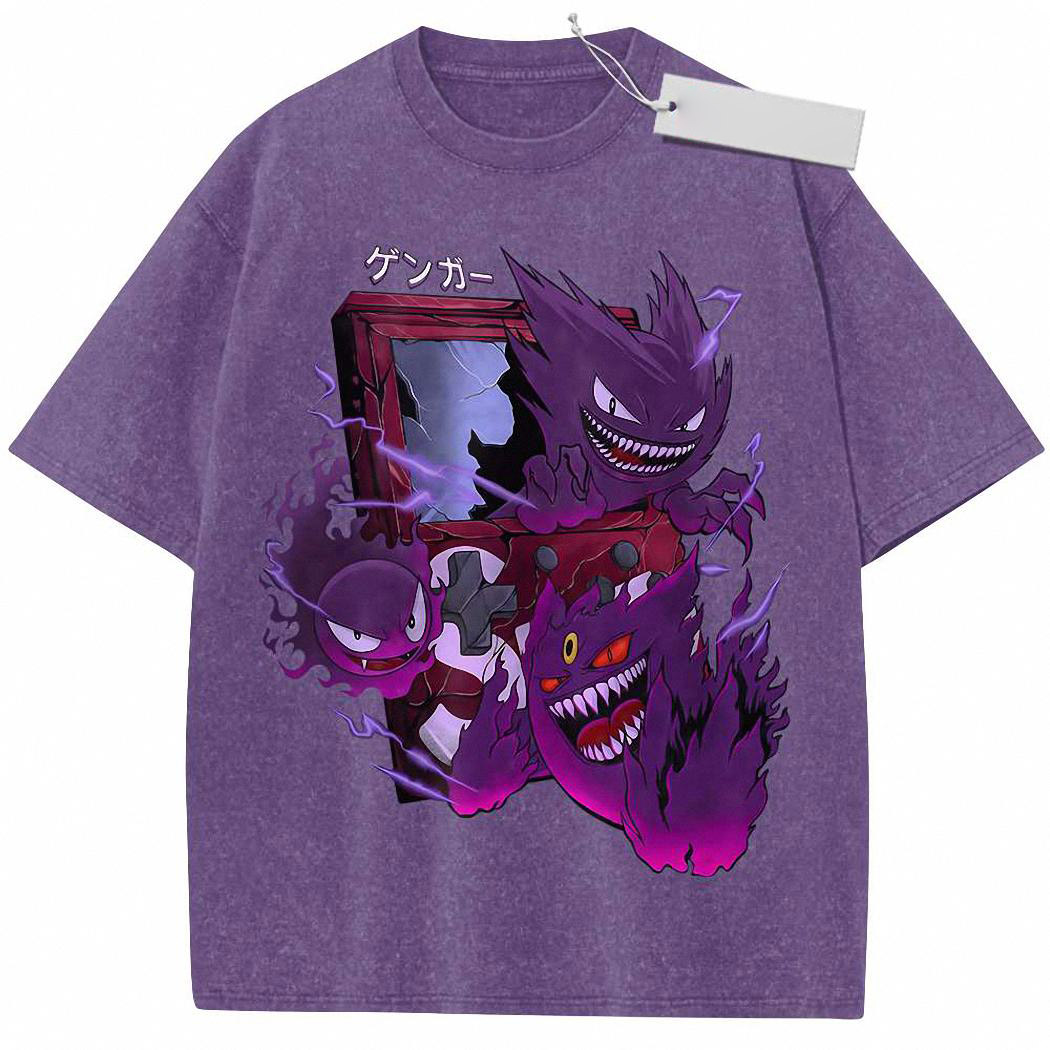 Gengar Shirt, Gatsly Shirt, Haunter Shirt, Pokemon shirt, Anime Shirt, Vintage Tee 5