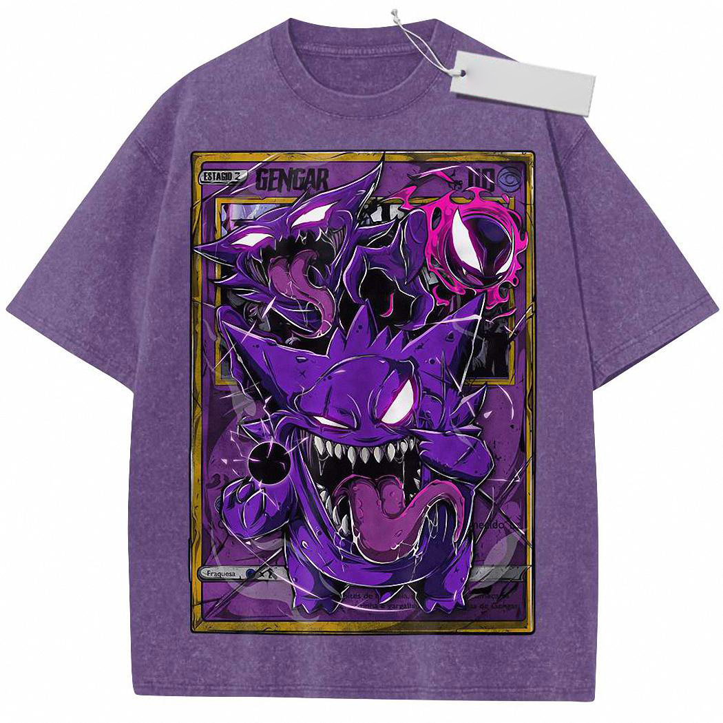 Gengar Shirt, Pokemon shirt, Anime Shirt, Vintage Tee 3
