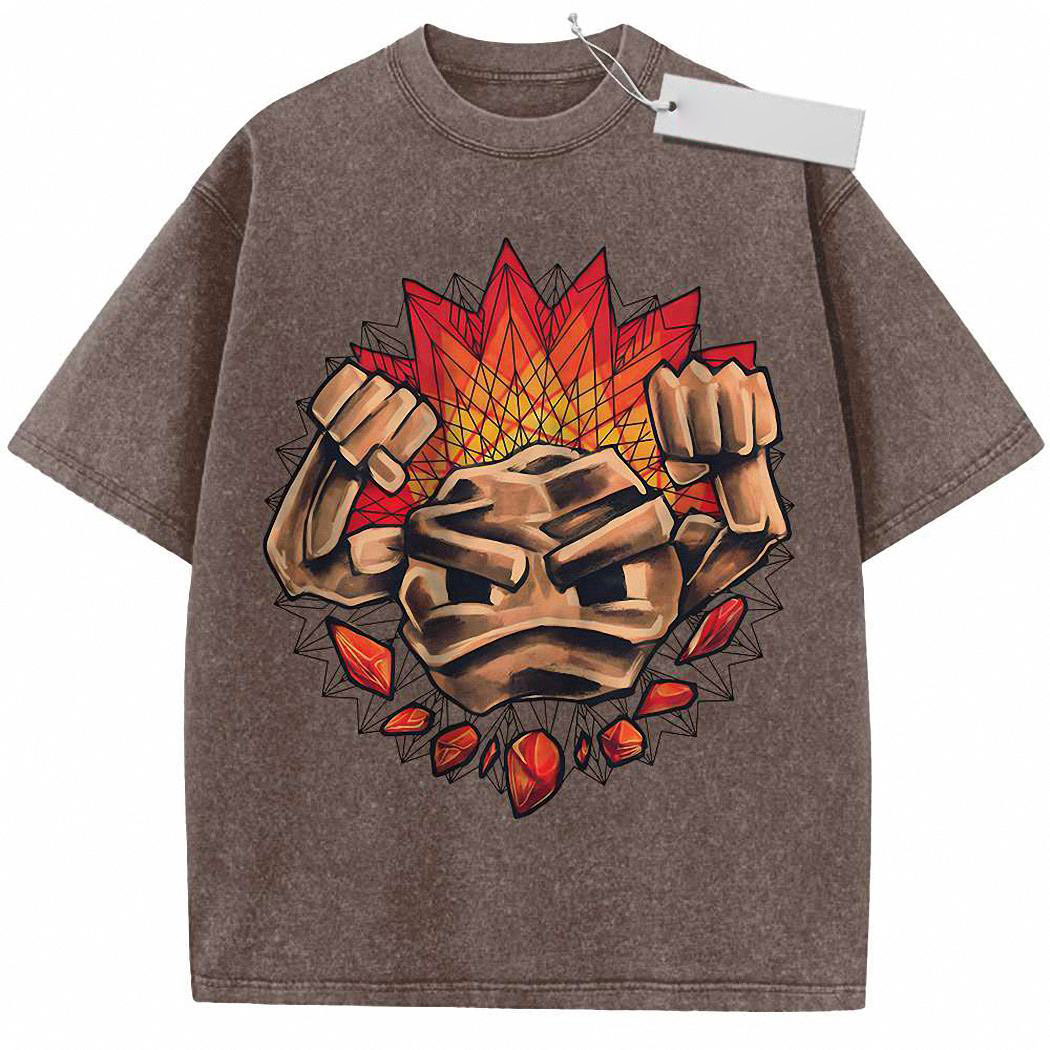 Geodude Shirt, Pokemon shirt, Anime Shirt, Vintage Tee 2