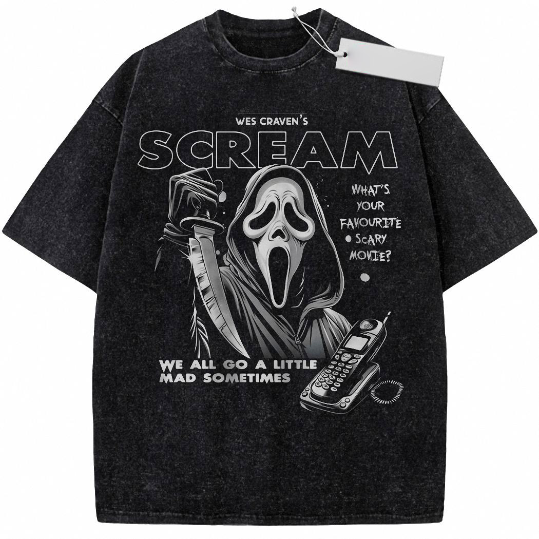 Ghostface Shirt, Scream Shirt, Halloween Shirt, Horror Shirt, Vintage T Shirt 6