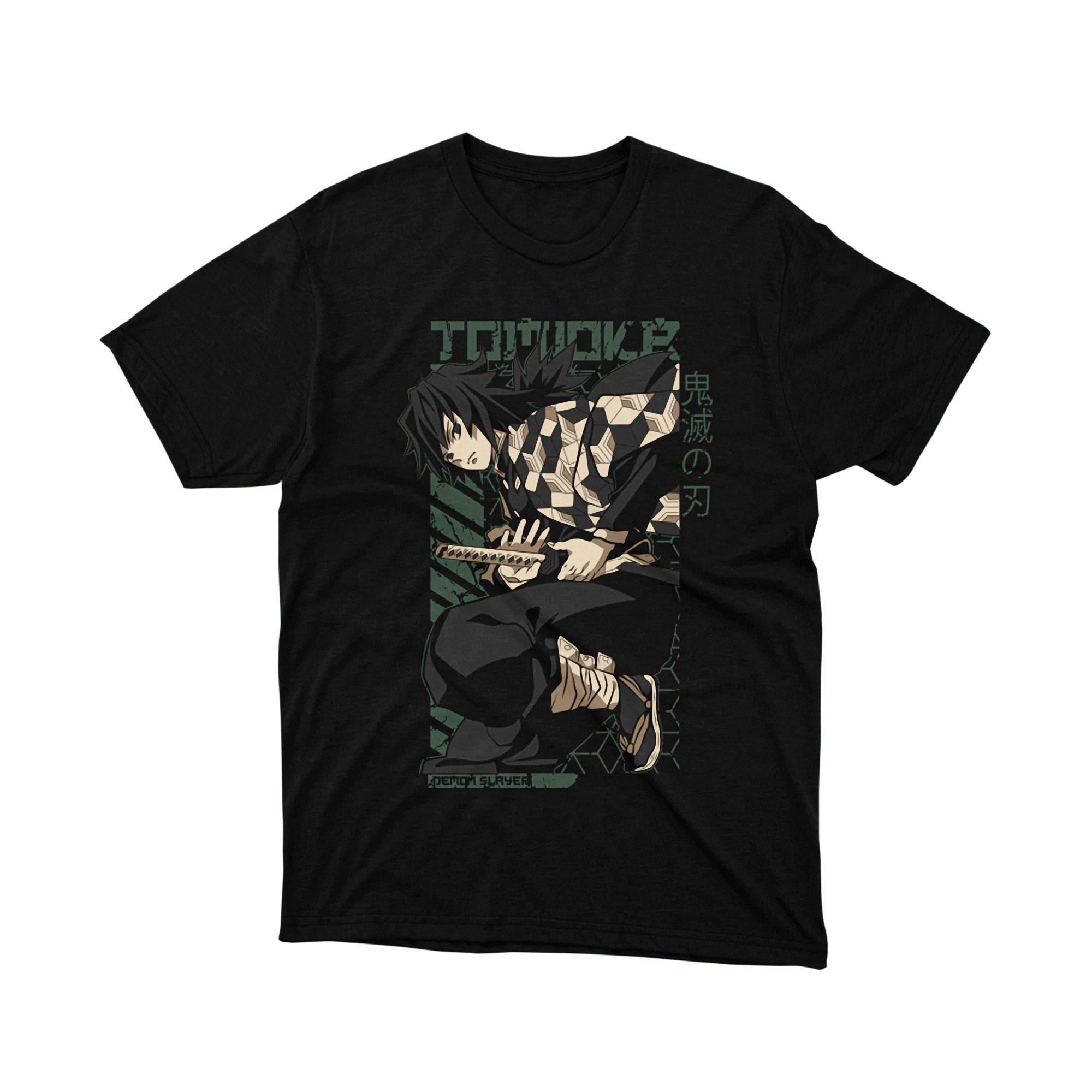 Giyu Tomioka Water Hashira Demon Slayer Anime T Shirt Manga Graphic