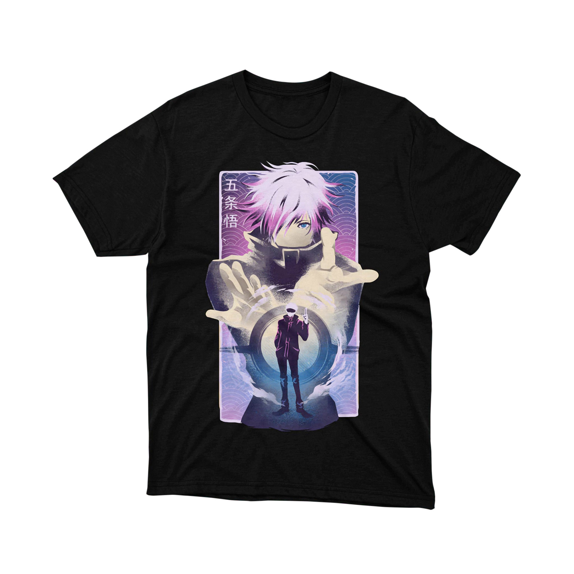 Gojo Satoru Magic Portal T Shirt, Jujutsu Kaisen Anime Graphic Tee for Men and Women, Japanese Manga Style Shirt, Otaku Gift