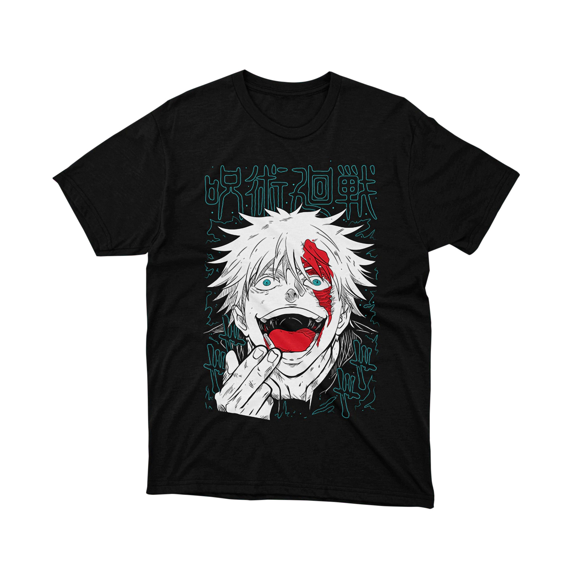 Gojo Satoru Manga Art T Shirt, Jujutsu Kaisen Anime Graphic Tee for Men and Women, Japanese Style Shirt, Cool Anime Gift