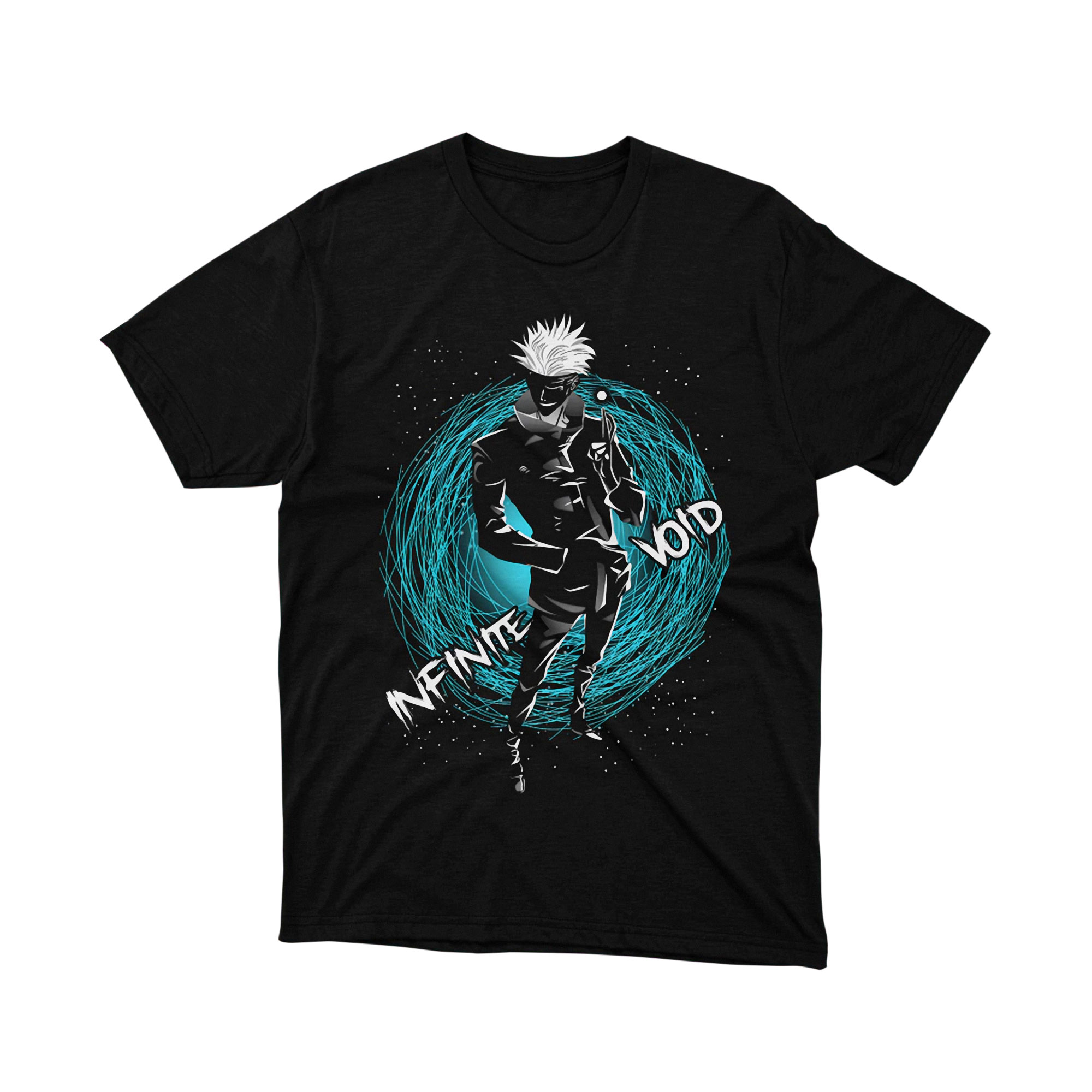 Gojo Satoru Red Portal T Shirt, Jujutsu Kaisen Anime Graphic Tee for Men and Women, Japanese Manga Hero Gift