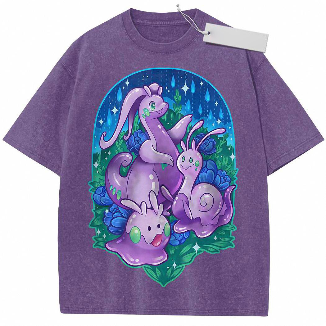 Goomy Shirt, Sliggoo Shirt, Goodra Shirt, Pokemon shirt, Anime Shirt, Vintage T Shirt 5