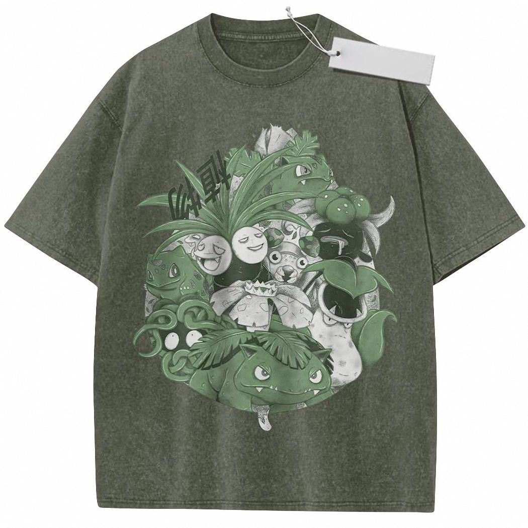 Grass Class Shirt, Pokemon shirt, Anime Shirt, Vintage T Shirt 4