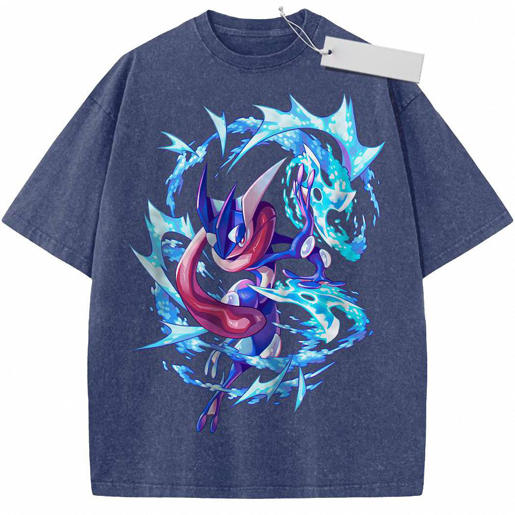 Greninja Shirt, Pokemon shirt, Anime Shirt, Vintage T Shirt 9