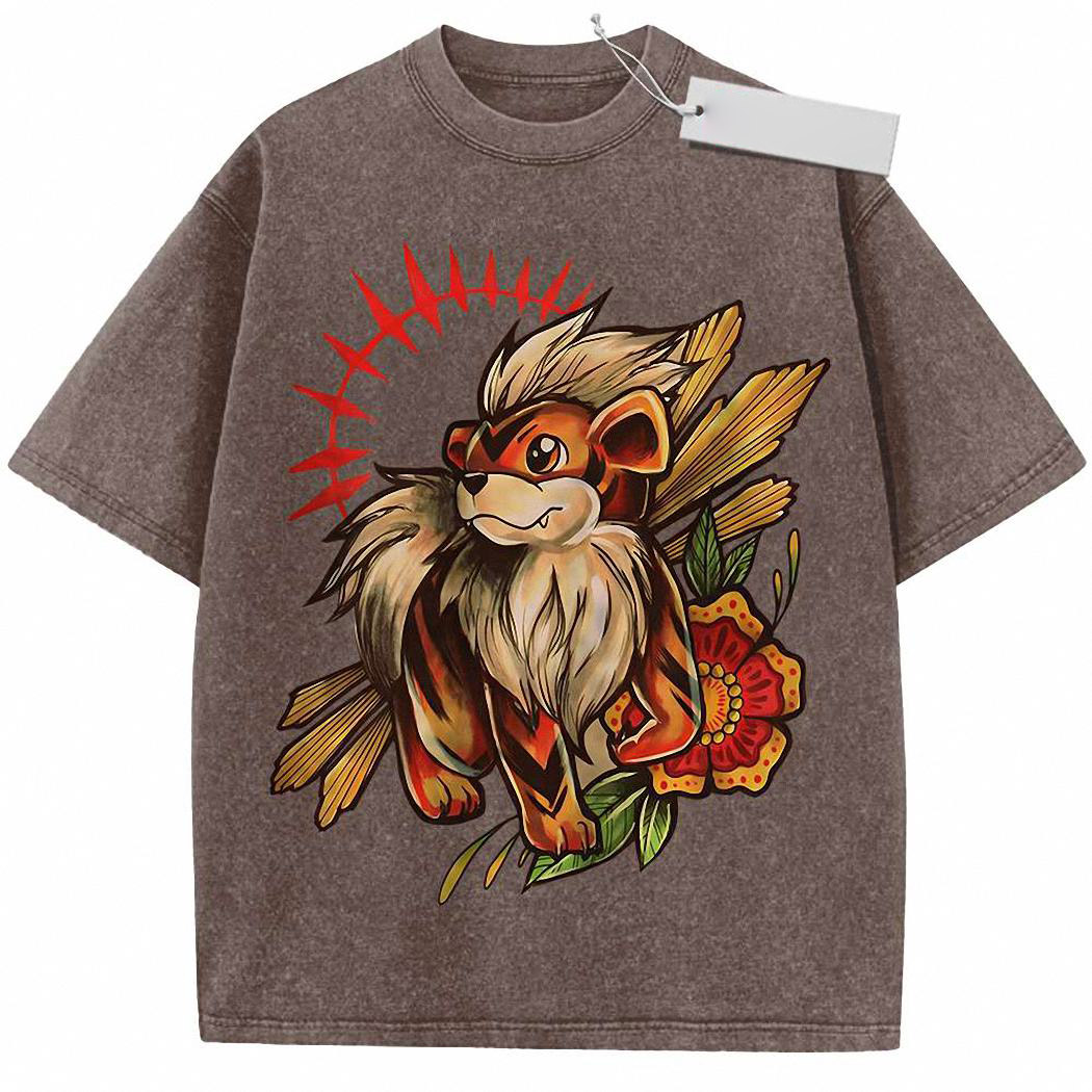 Growlithe Shirt, Pokemon shirt, Anime Shirt, Vintage T Shirt 8
