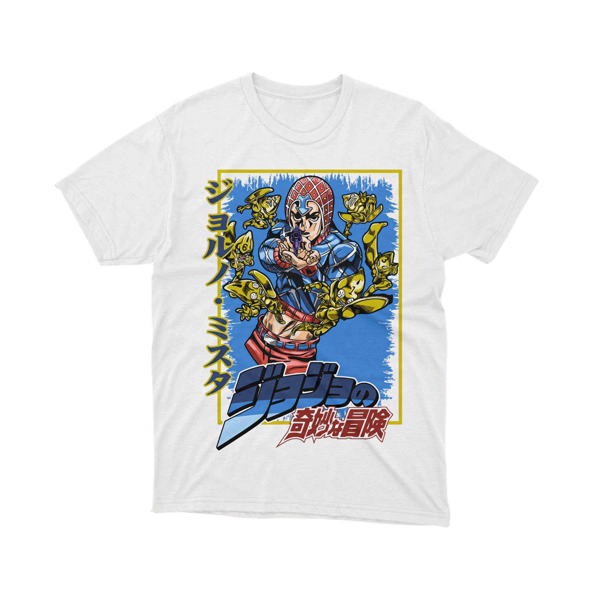 Guido Mista Sex Pistols JoJo Bizarre Adventure Anime Character Graphic T Shirt