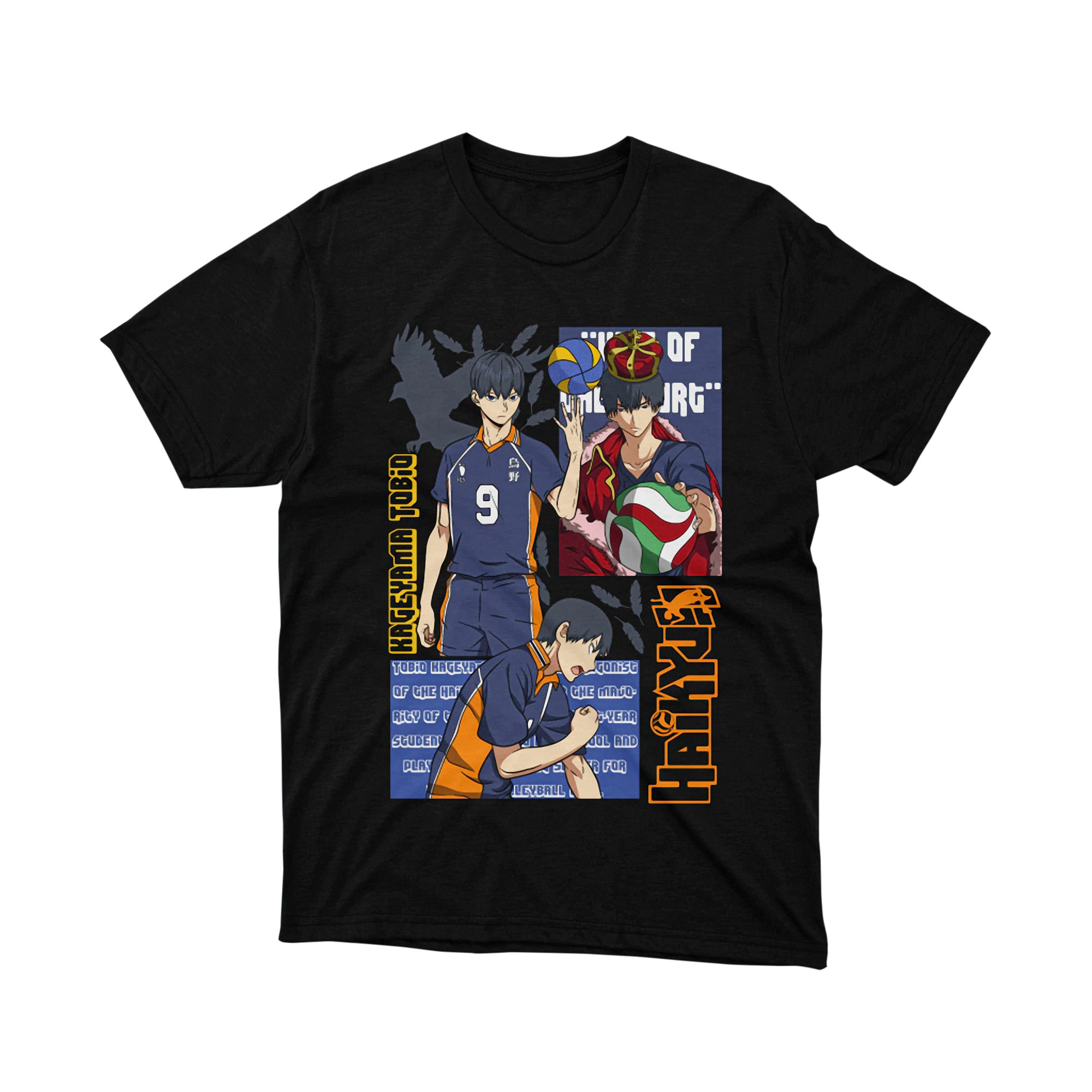 Haikyu Kageyama Tobio King of the Court Setter T Shirt