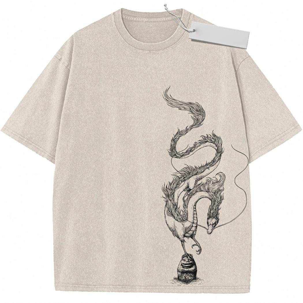 Haku Shirt, Spirited Away Shirt, Studio Ghibli Shirt, Anime Shirt, Vintage Tee 5