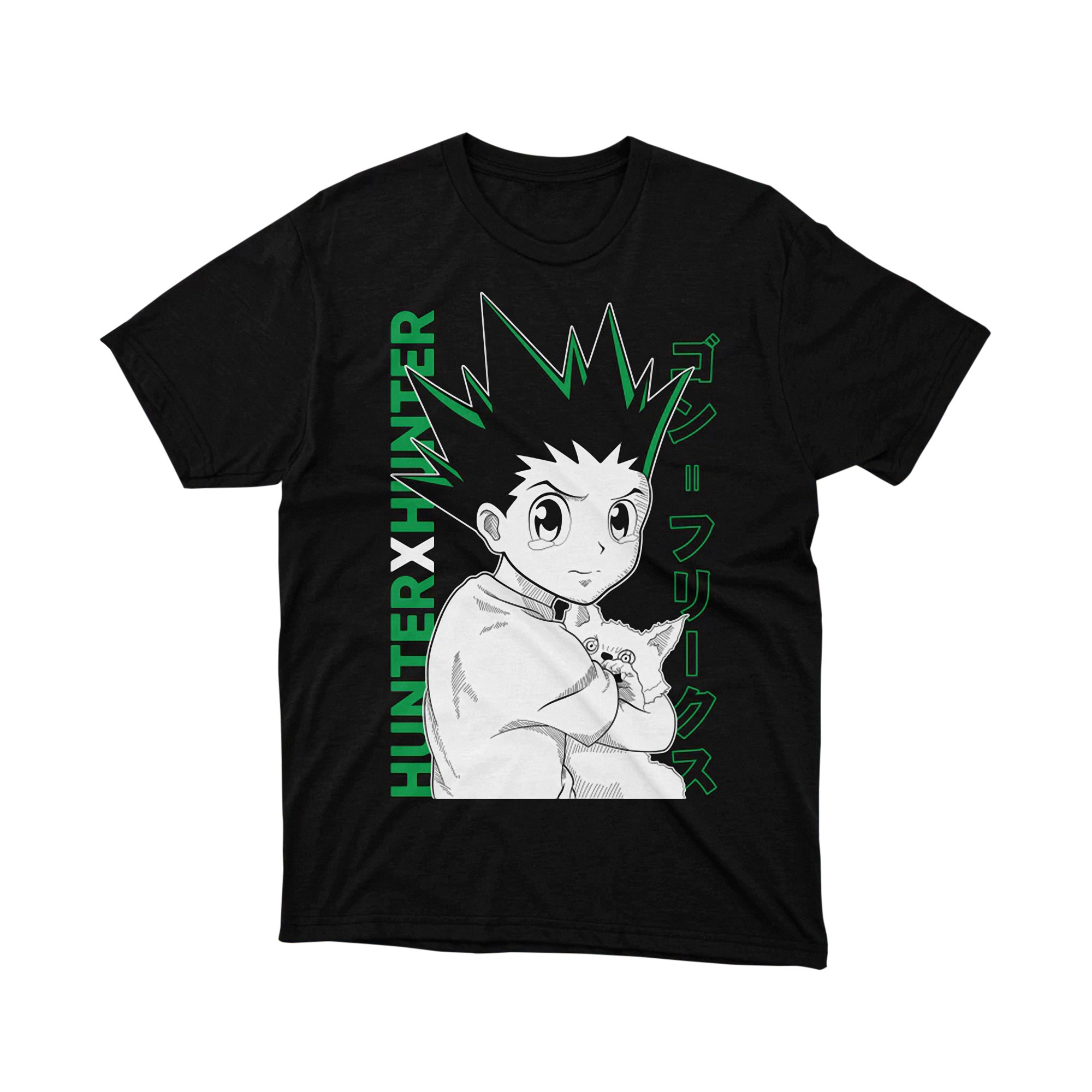 Hunter x Hunter Gon Freecss Cute Kitten Anime T Shirt