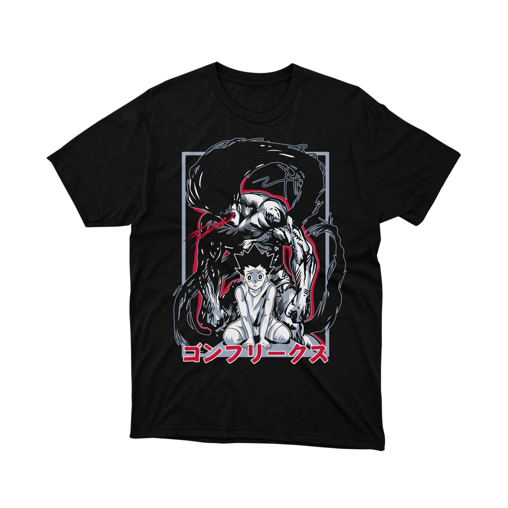 Hunter x Hunter Gon Freecss Nen Transformation T Shirt Anime