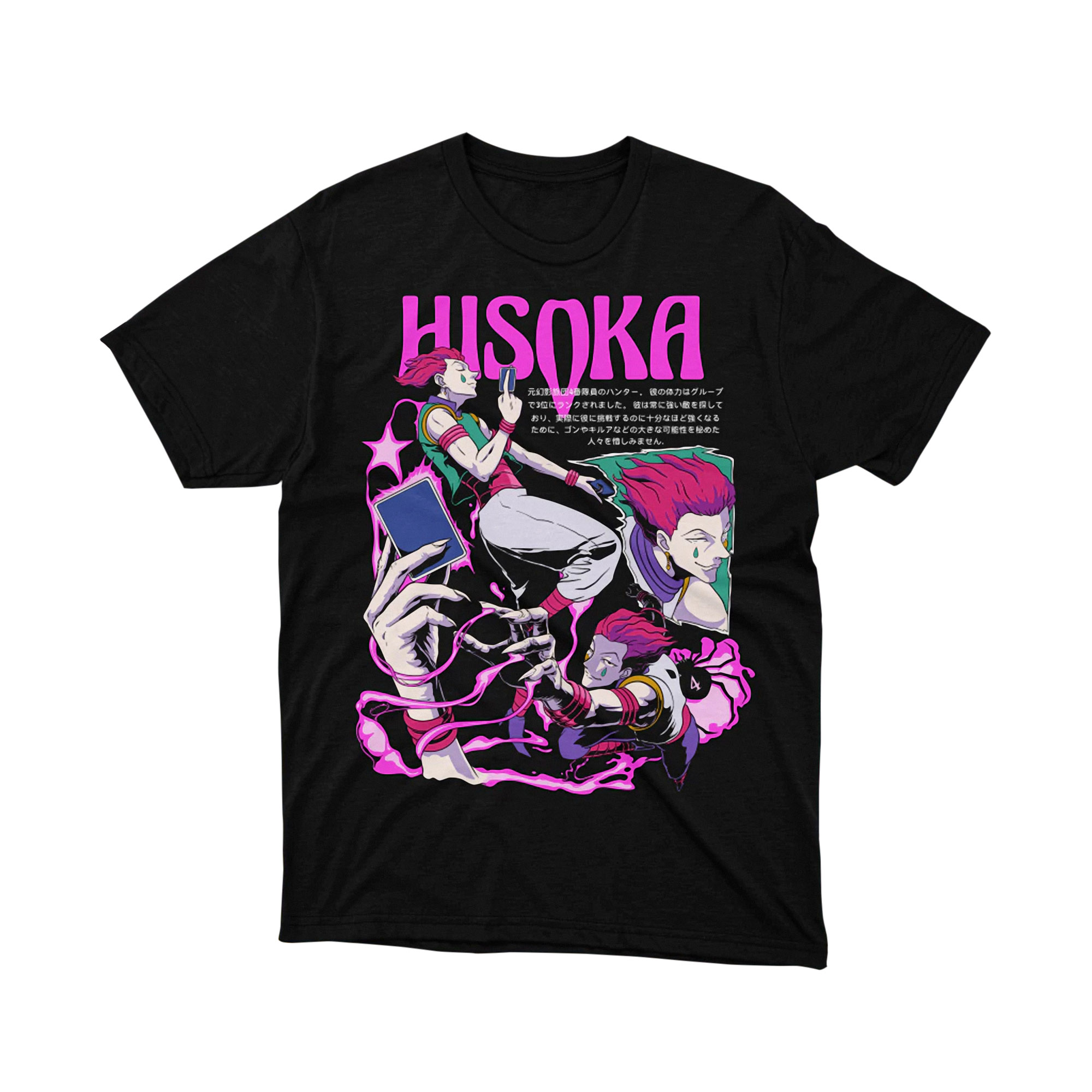 Hunter x Hunter Hisoka Morow Dynamic Neon Anime T Shirt